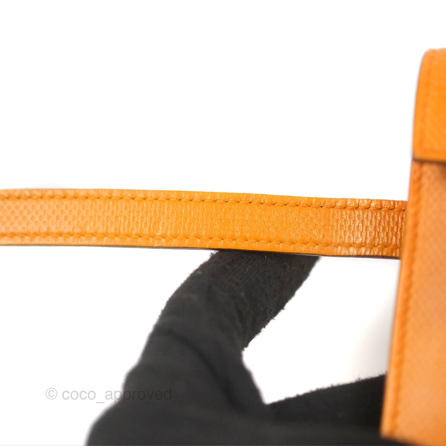 Hermès Kelly Long Wallet Jaune d'or Grain d’H Palladium Hardware