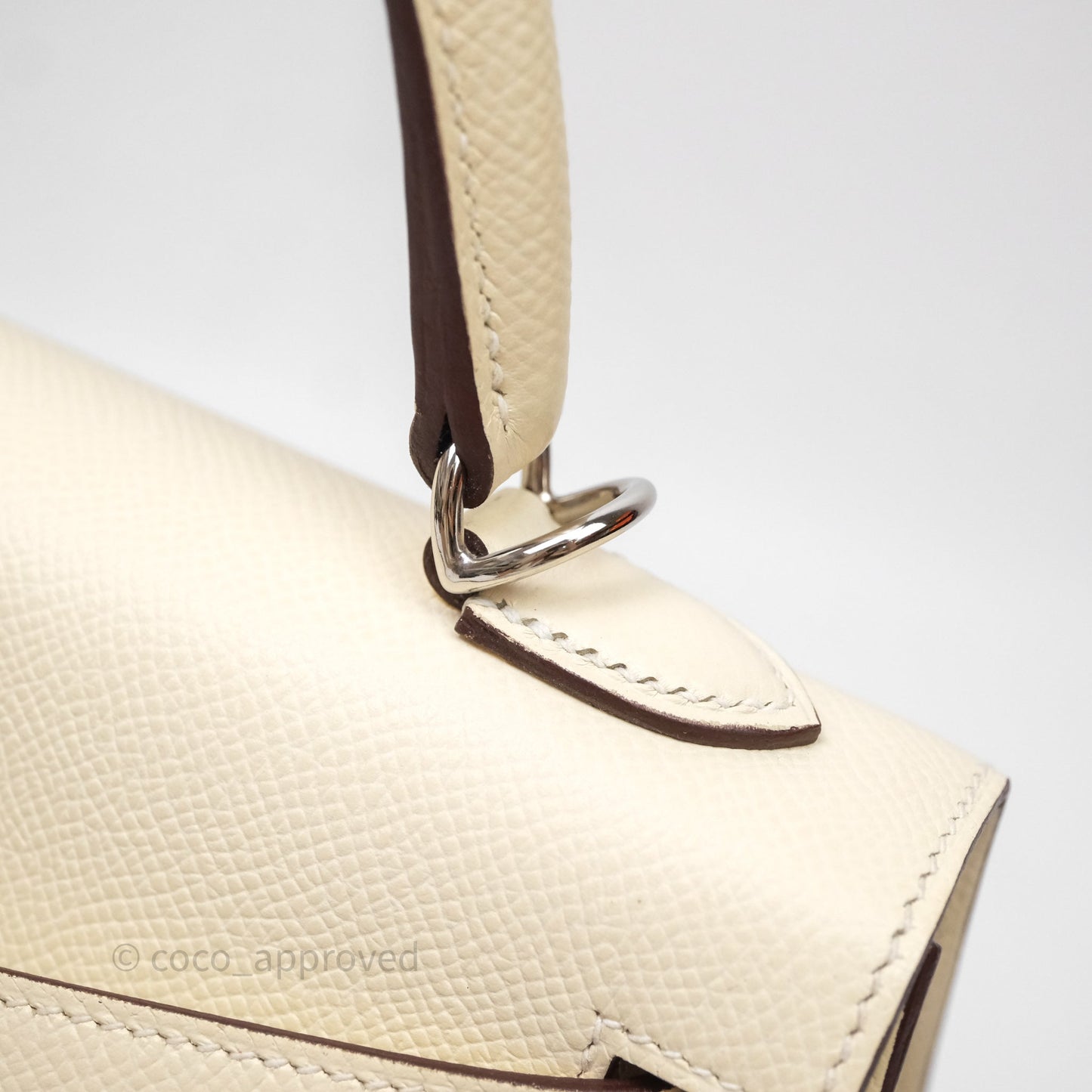 Hermes Kelly 25 Nata I2 Epsom Palladium Hardware