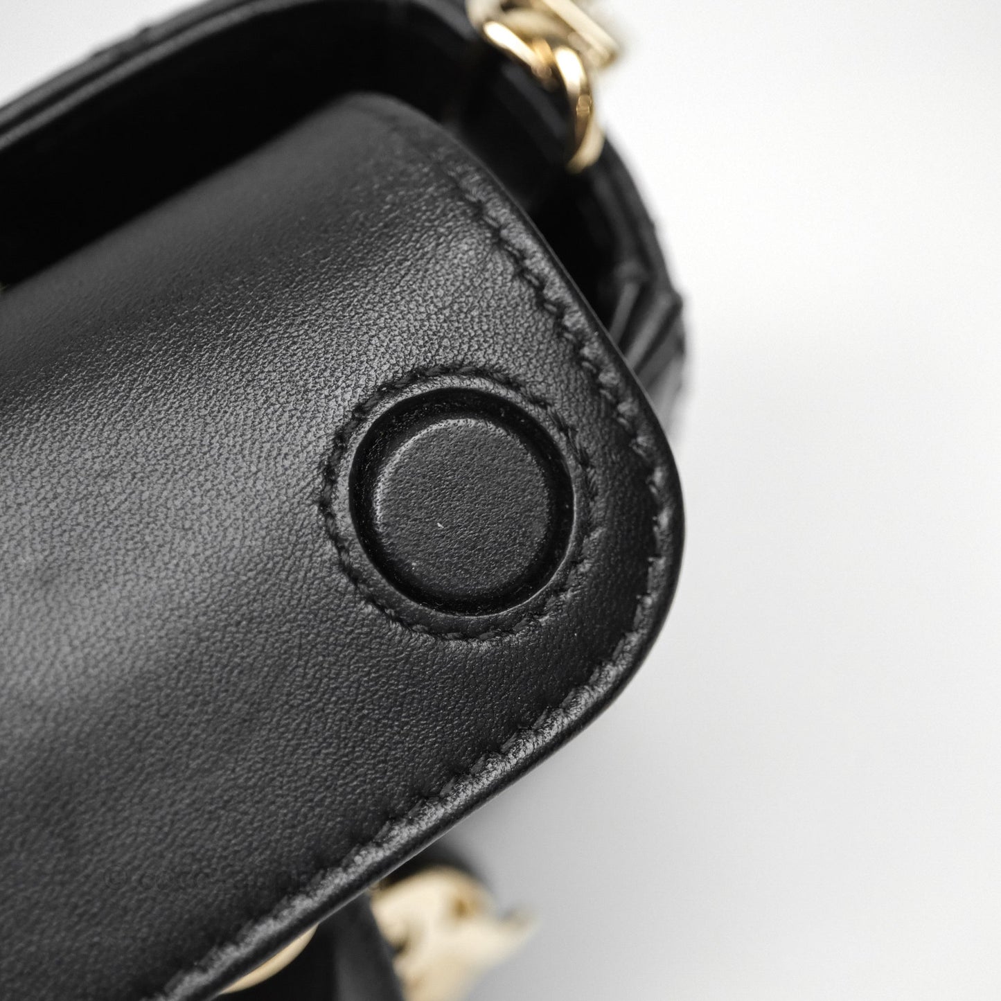 Dior Small Lady D-Joy Bag Black Lambskin Cannage Gold Hardware