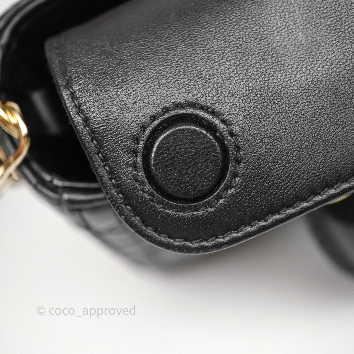 Dior Small Lady D-Joy Bag Black Lambskin Cannage Gold Hardware