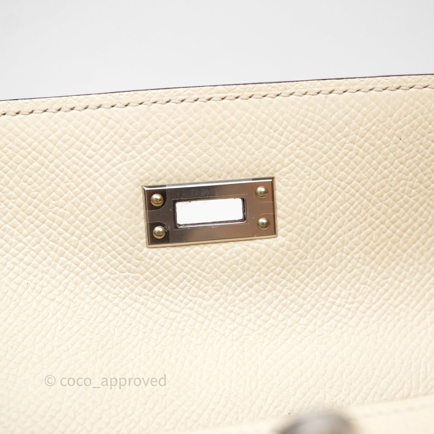 Hermes Kelly 25 Nata I2 Epsom Palladium Hardware