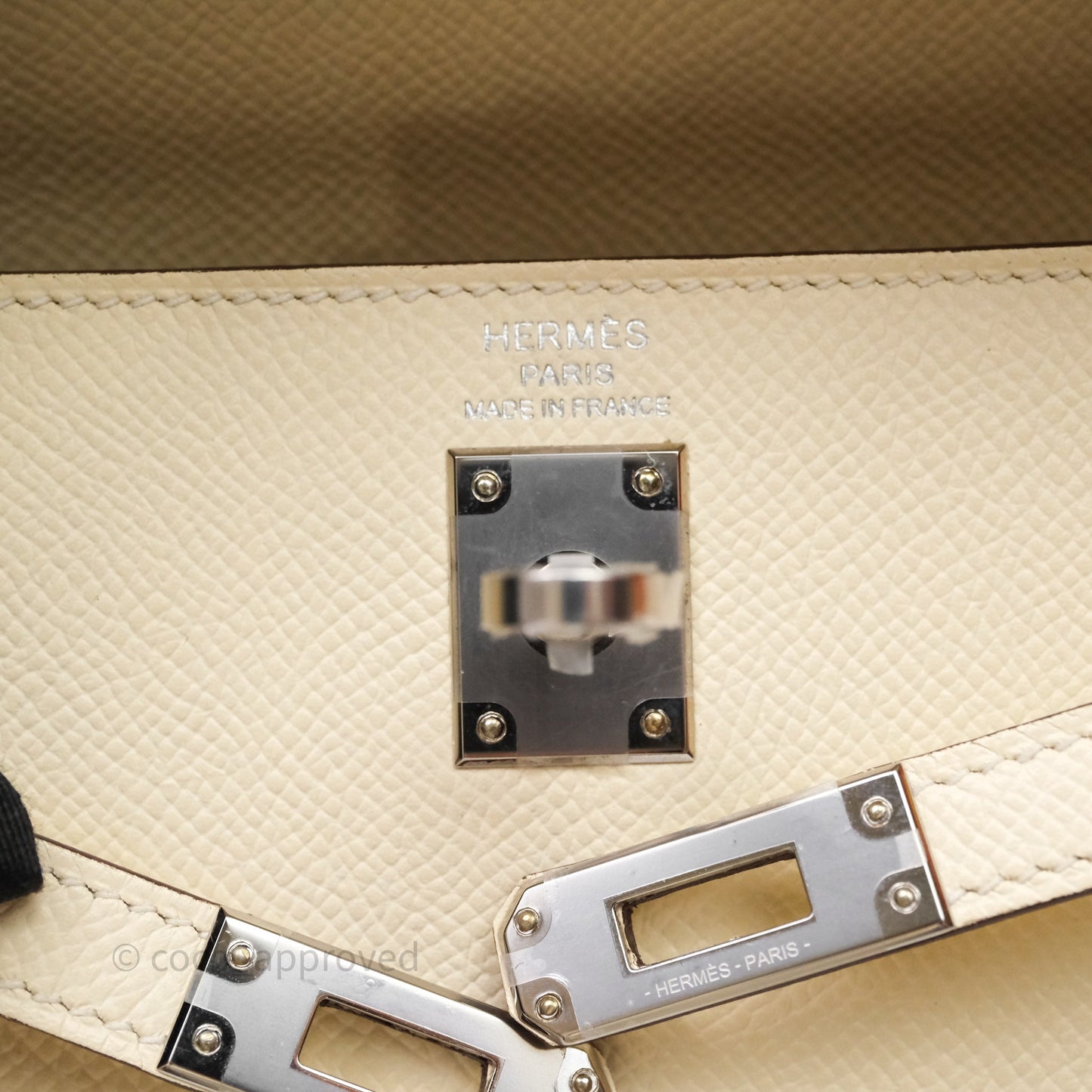 Hermes Kelly 25 Nata I2 Epsom Palladium Hardware