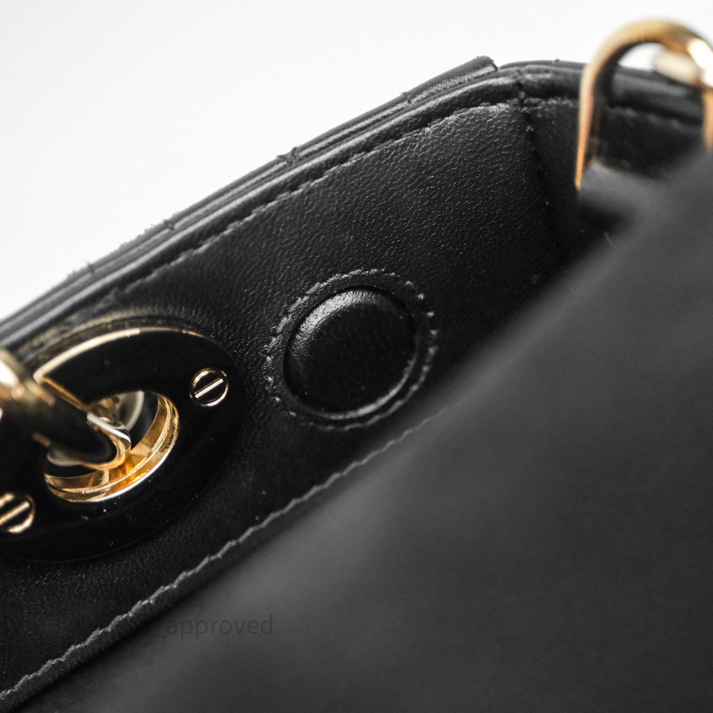 Dior Small Lady D-Joy Bag Black Lambskin Cannage Gold Hardware