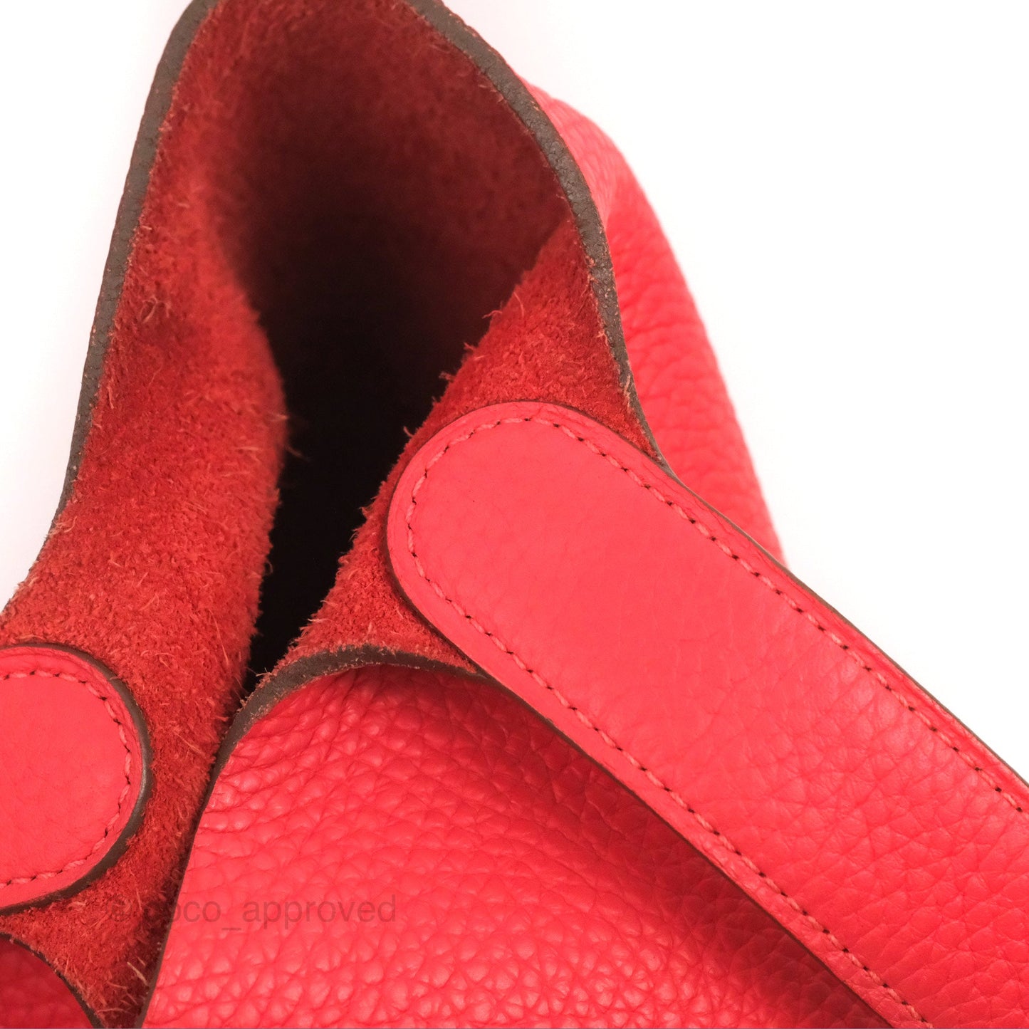 Hermès Picotin 22 Rouge Pivoine Clemence Palladium Hardware