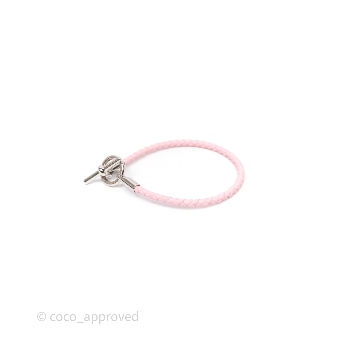 Hermès Glenan Bracelet Pink Palladium Hardware