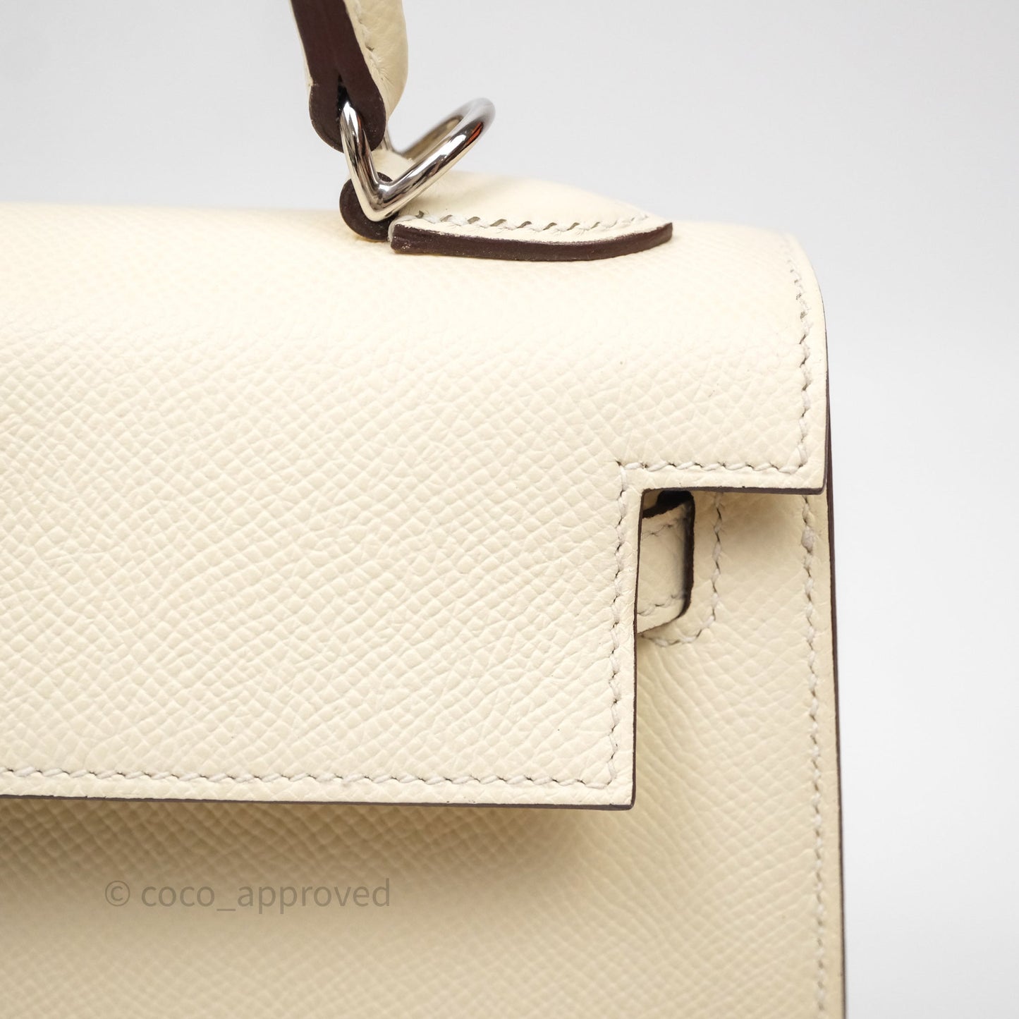 Hermes Kelly 25 Nata I2 Epsom Palladium Hardware