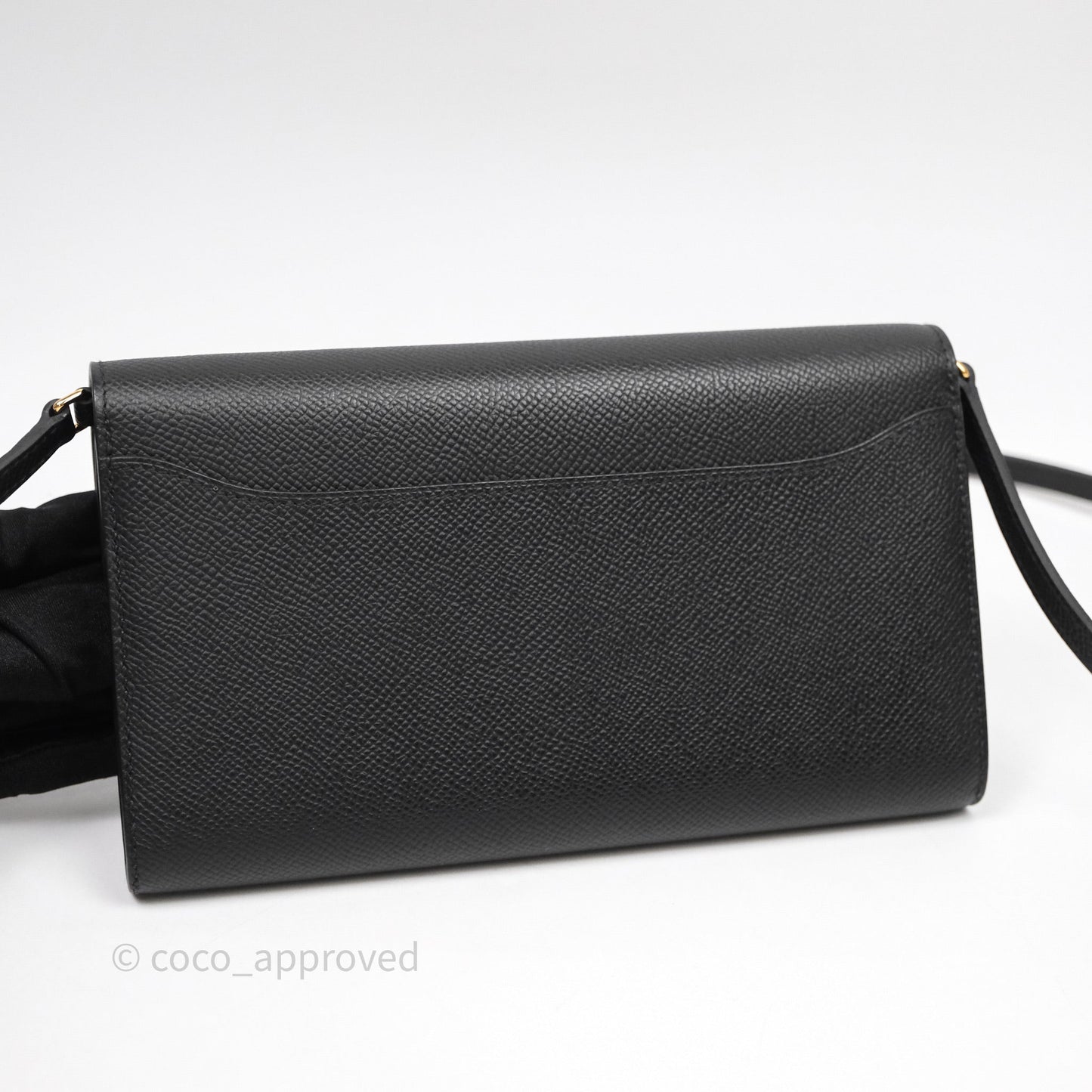 Hermès Constance Long To Go Wallet Black Noir 89 Epsom Lizard Gold Hardware