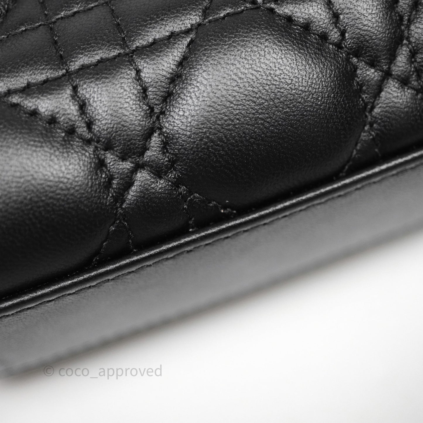 Dior Small Lady D-Joy Bag Black Lambskin Cannage Gold Hardware