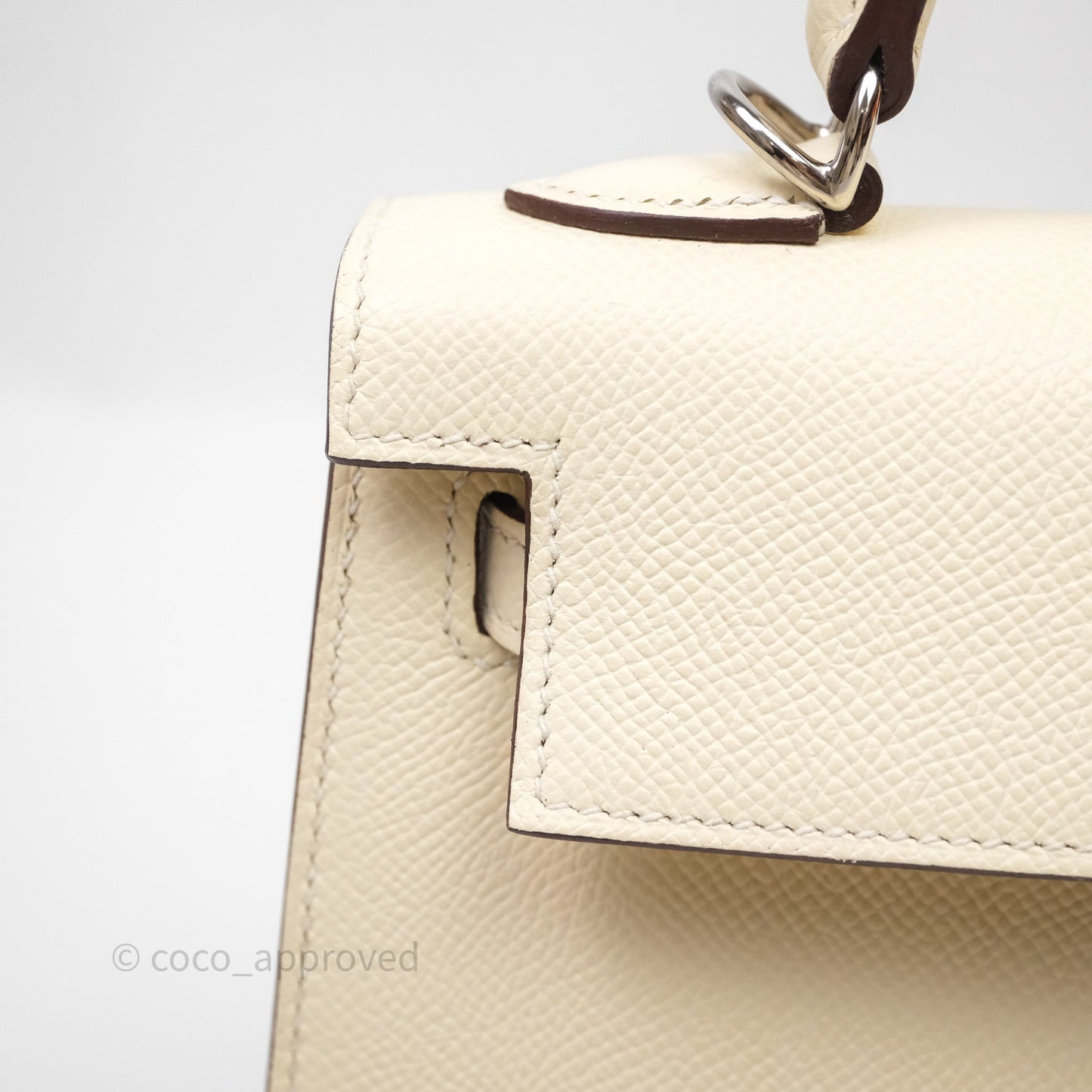 Hermes Kelly 25 Nata I2 Epsom Palladium Hardware