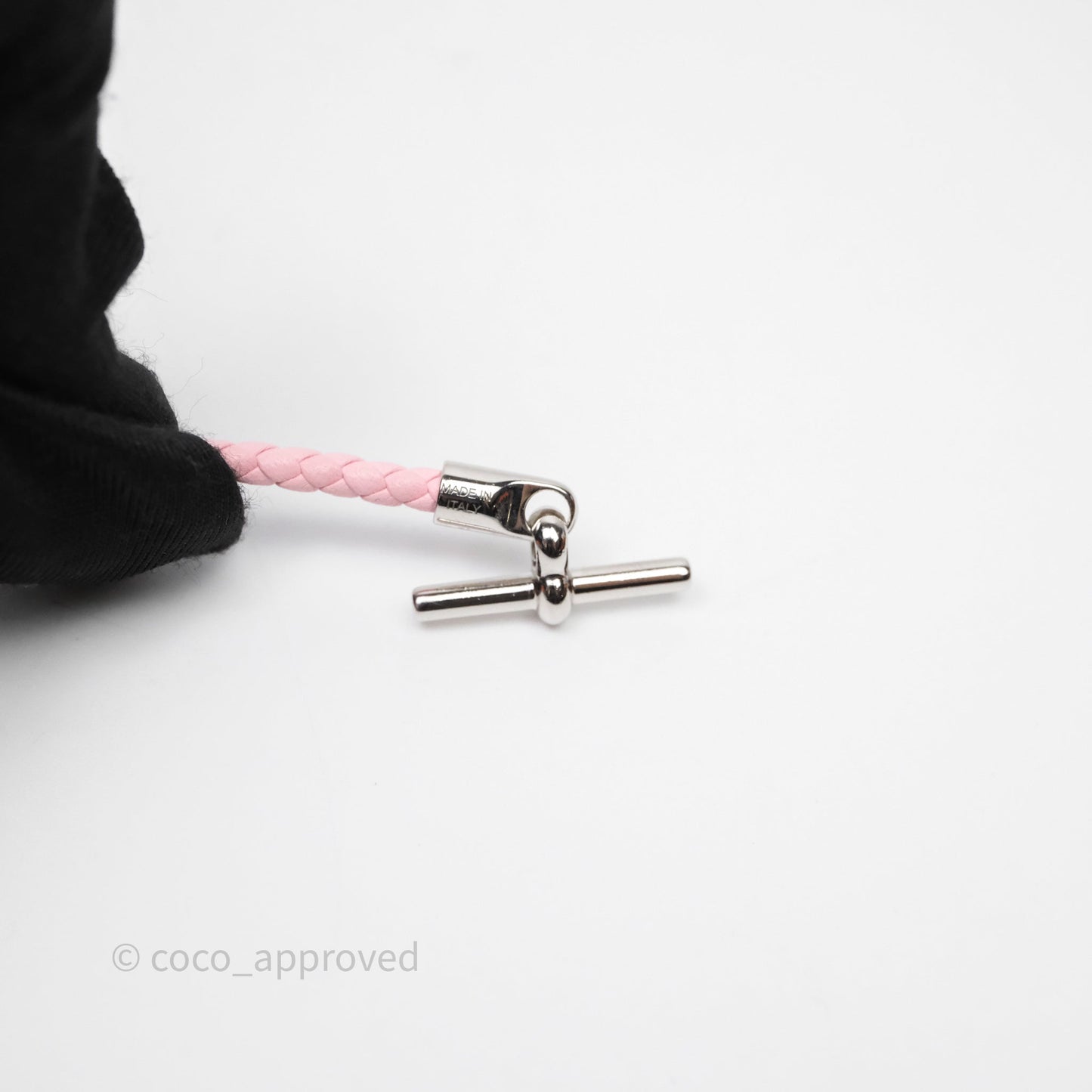 Hermès Glenan Bracelet Pink Palladium Hardware