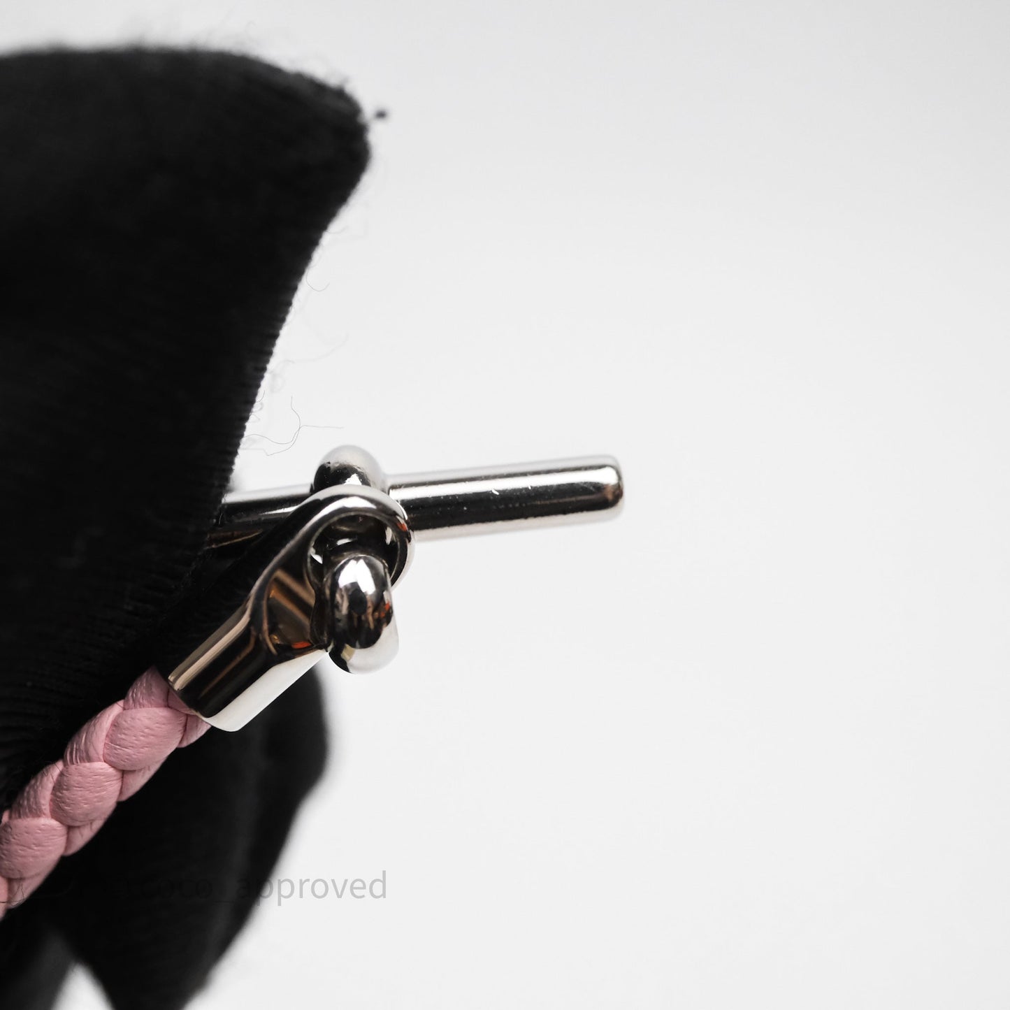 Hermès Glenan Bracelet Pink Palladium Hardware