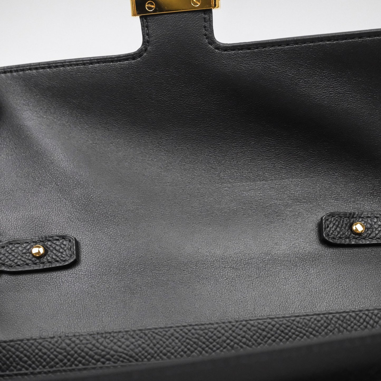 Hermès Constance Long To Go Wallet Black Noir 89 Epsom Lizard Gold Hardware