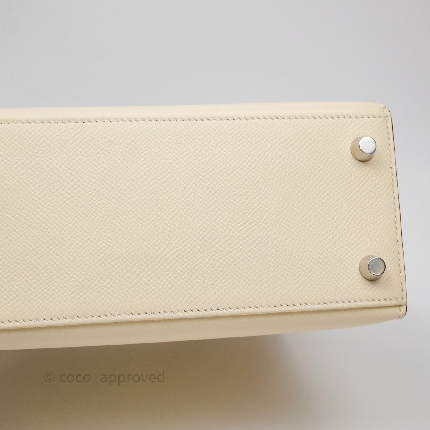 Hermes Kelly 25 Nata I2 Epsom Palladium Hardware