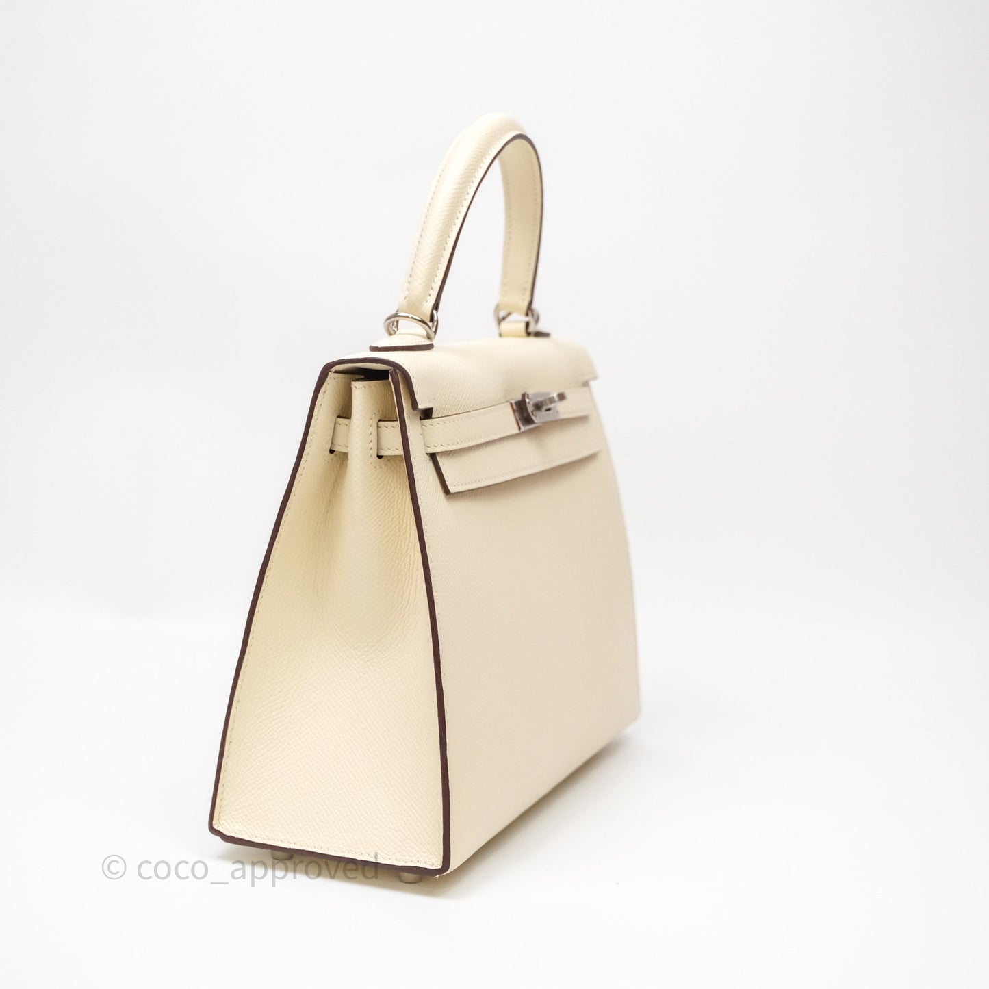 Hermes Kelly 25 Nata I2 Epsom Palladium Hardware