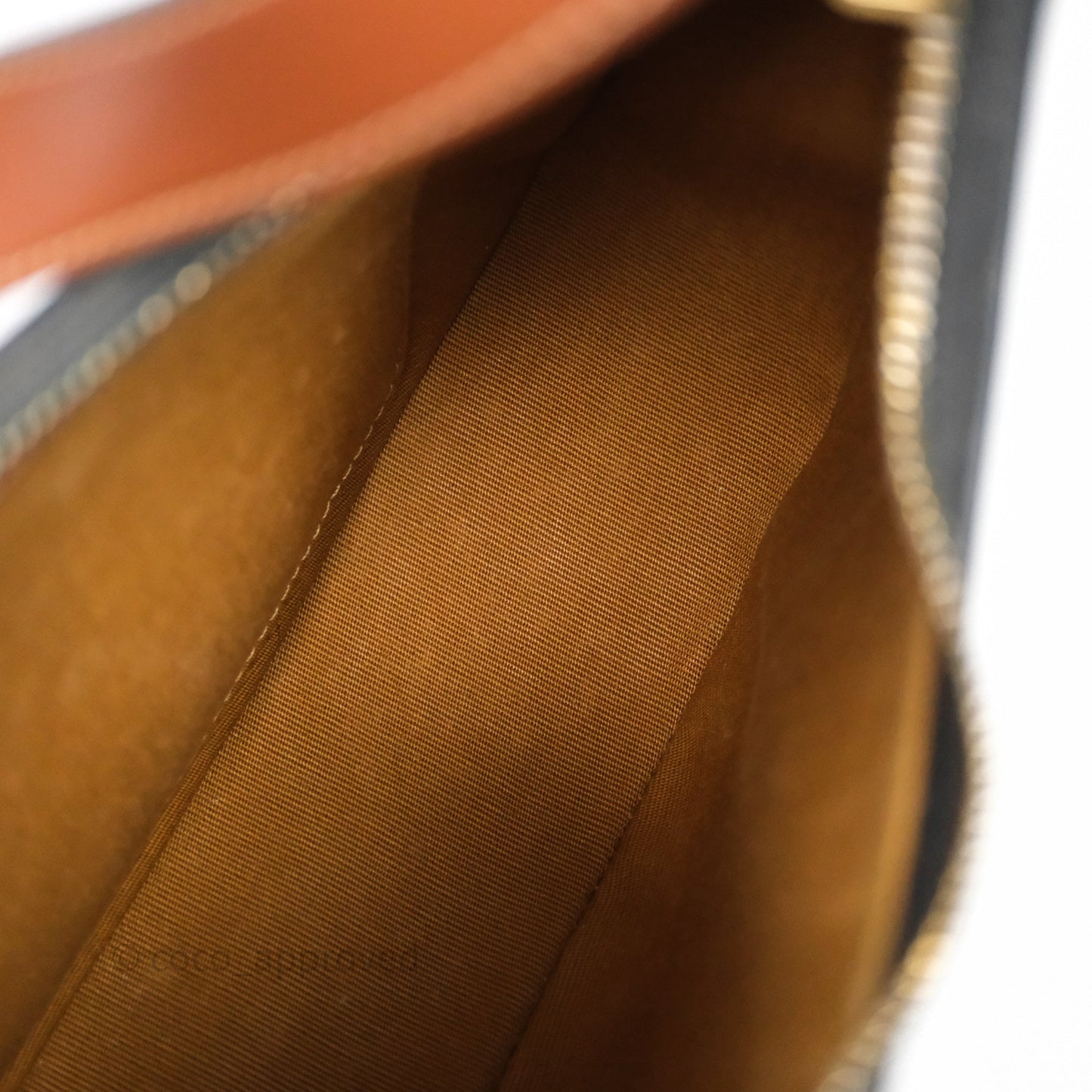 Celine Ava Bag In Triomphe Canvas Calfskin Tan