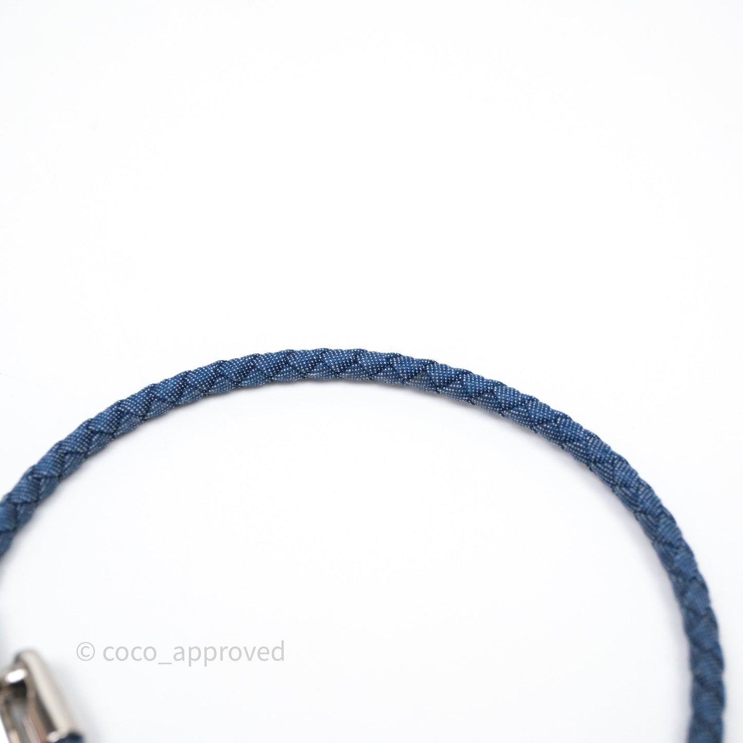 Hermès Glenan Double Tour Jean Bracelet Jean Brut Palladium Hardware