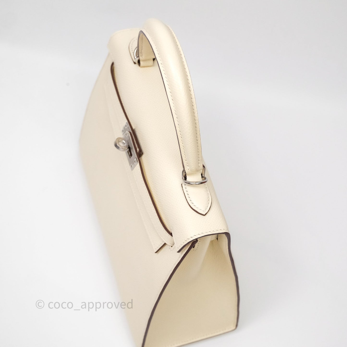 Hermes Kelly 25 Nata I2 Epsom Palladium Hardware