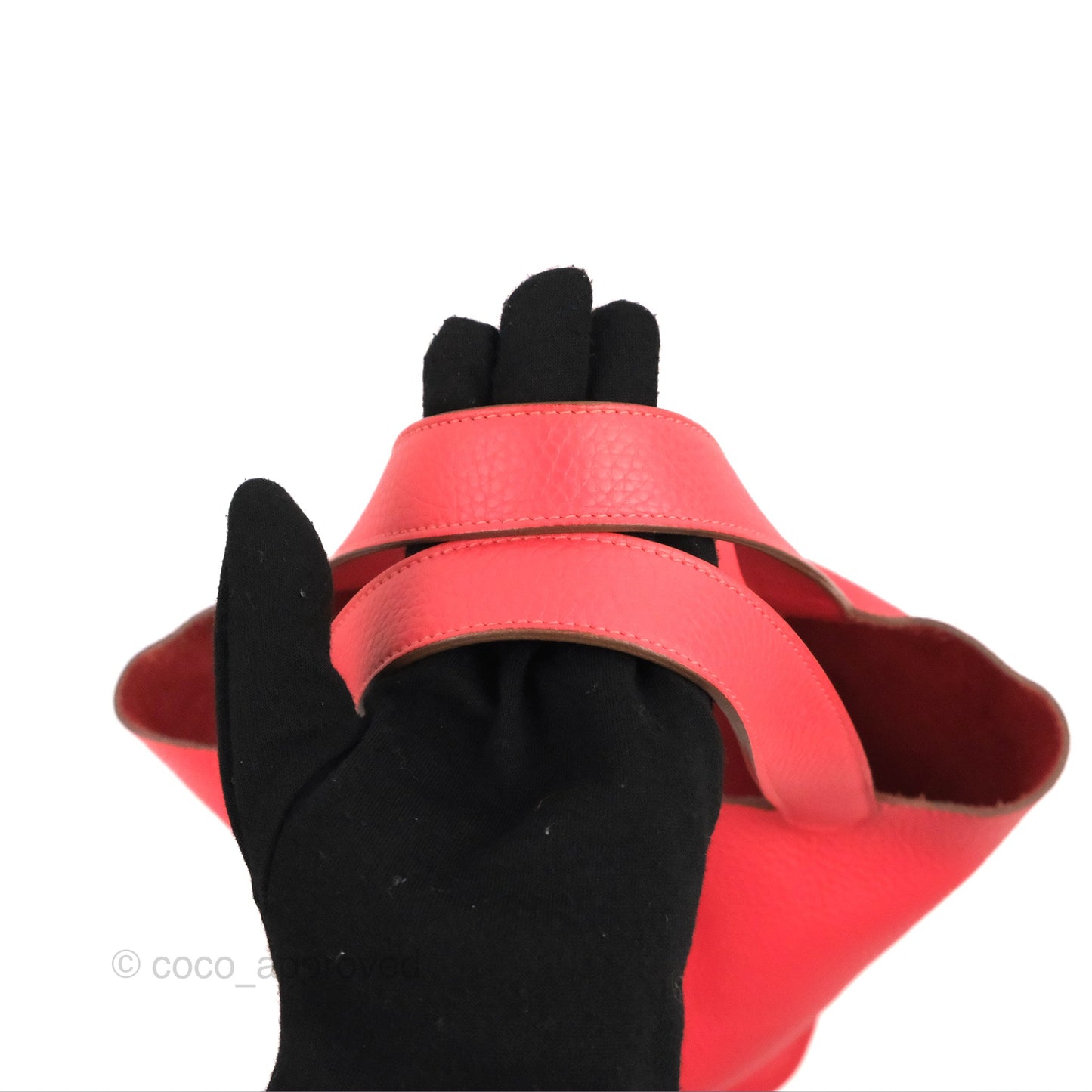 Hermès Picotin 22 Rouge Pivoine Clemence Palladium Hardware