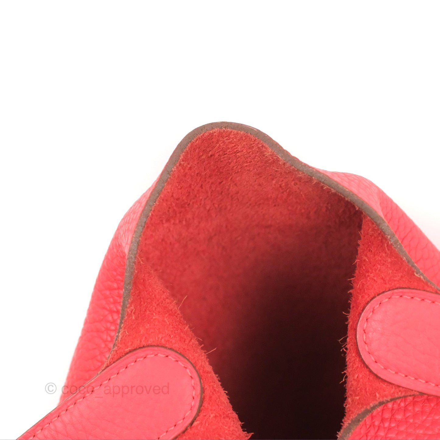 Hermès Picotin 22 Rouge Pivoine Clemence Palladium Hardware