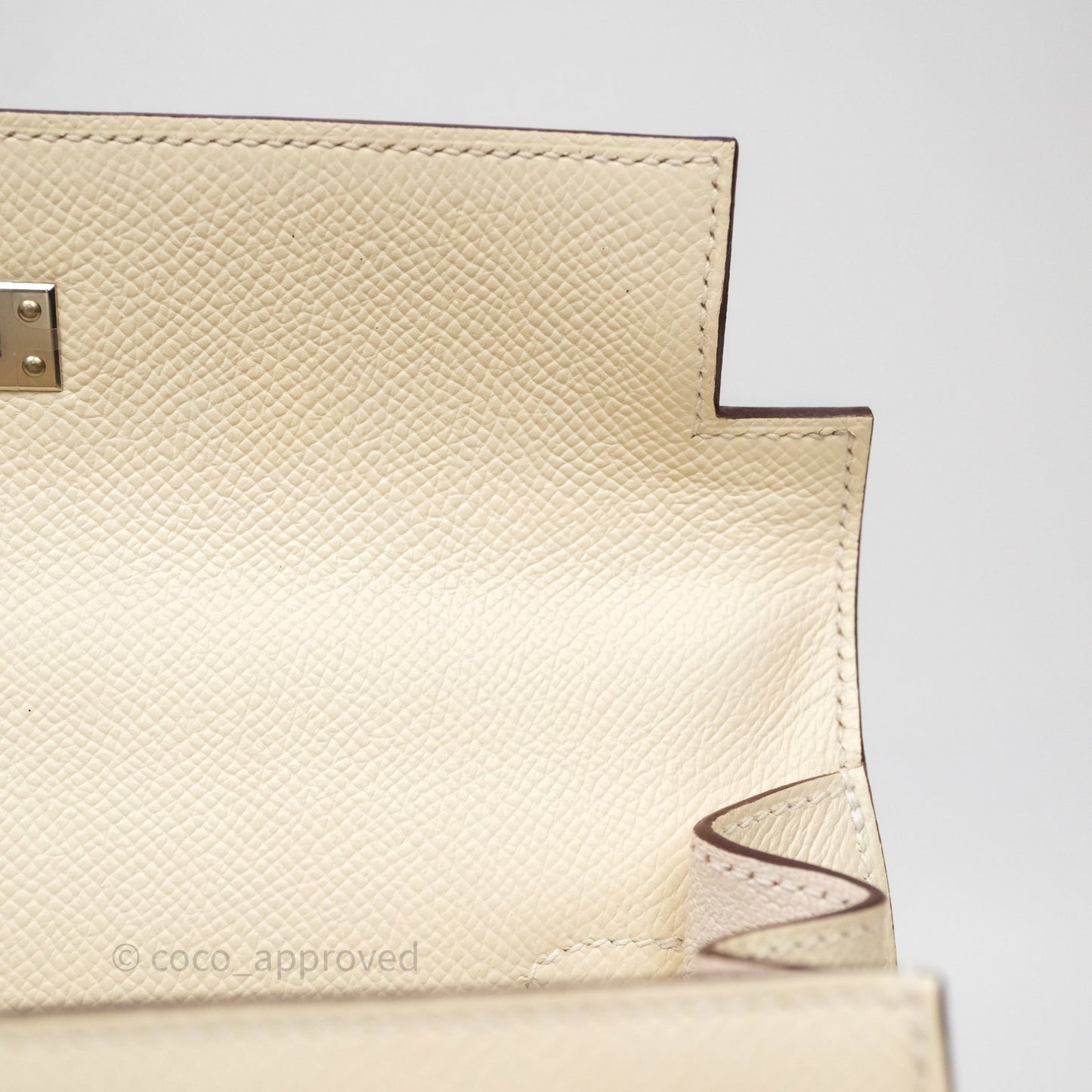 Hermes Kelly 25 Nata I2 Epsom Palladium Hardware