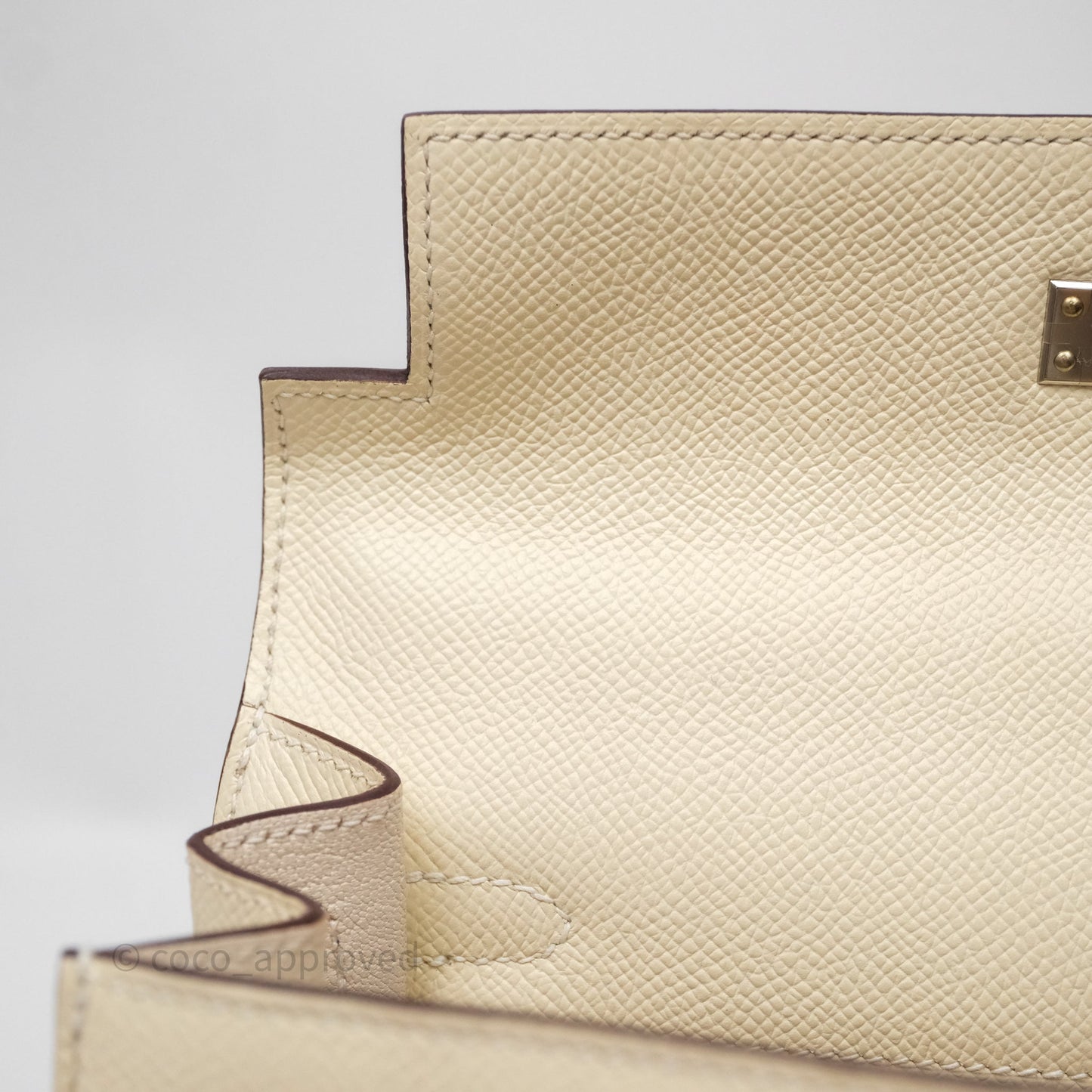 Hermes Kelly 25 Nata I2 Epsom Palladium Hardware
