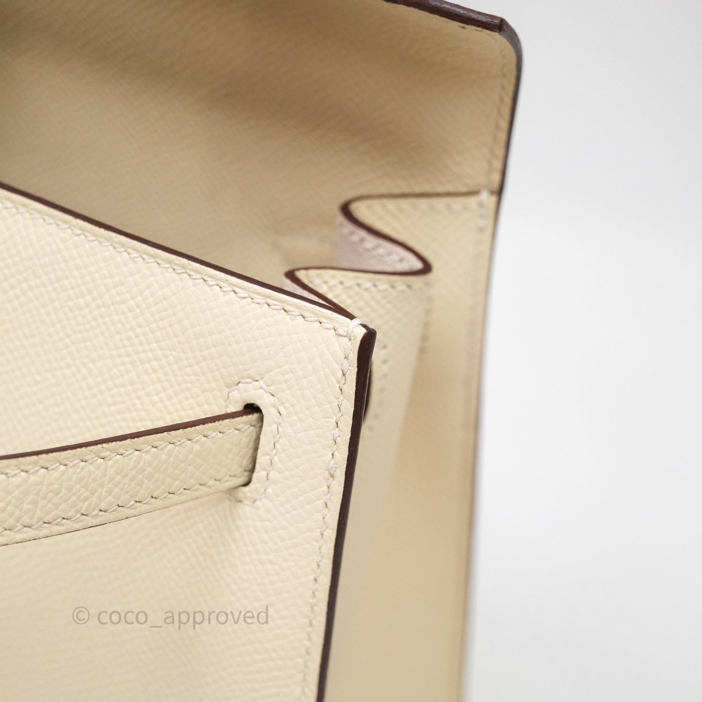 Hermes Kelly 25 Nata I2 Epsom Palladium Hardware