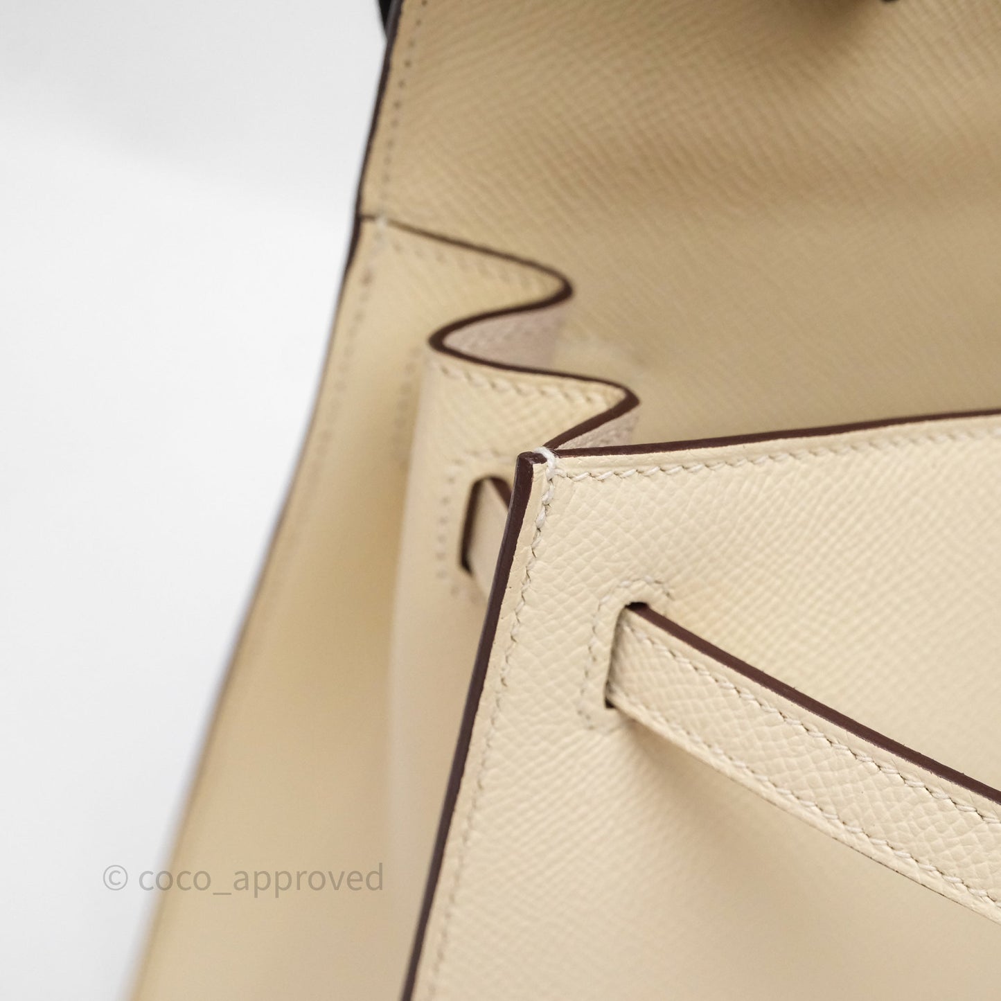 Hermes Kelly 25 Nata I2 Epsom Palladium Hardware