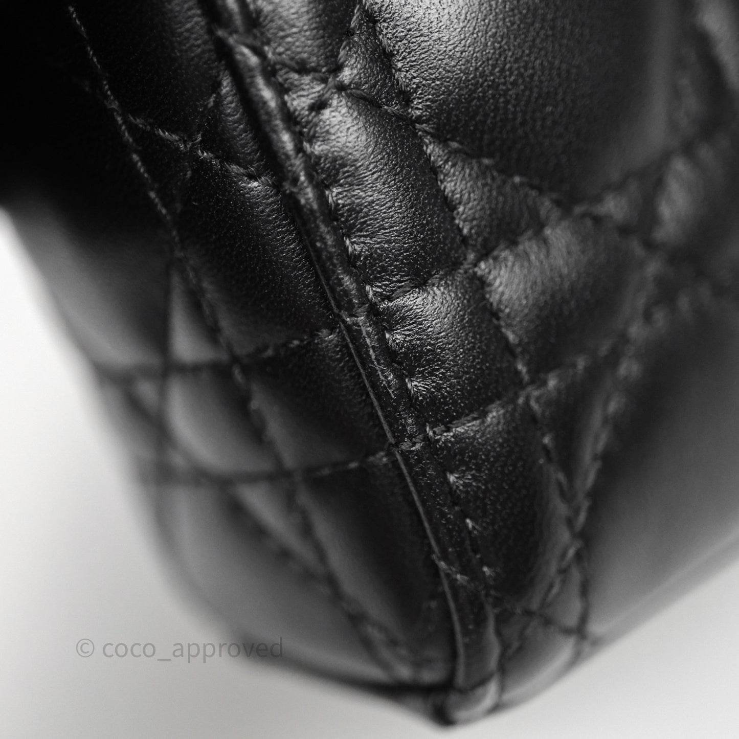 Dior Small Lady D-Joy Bag Black Lambskin Cannage Gold Hardware