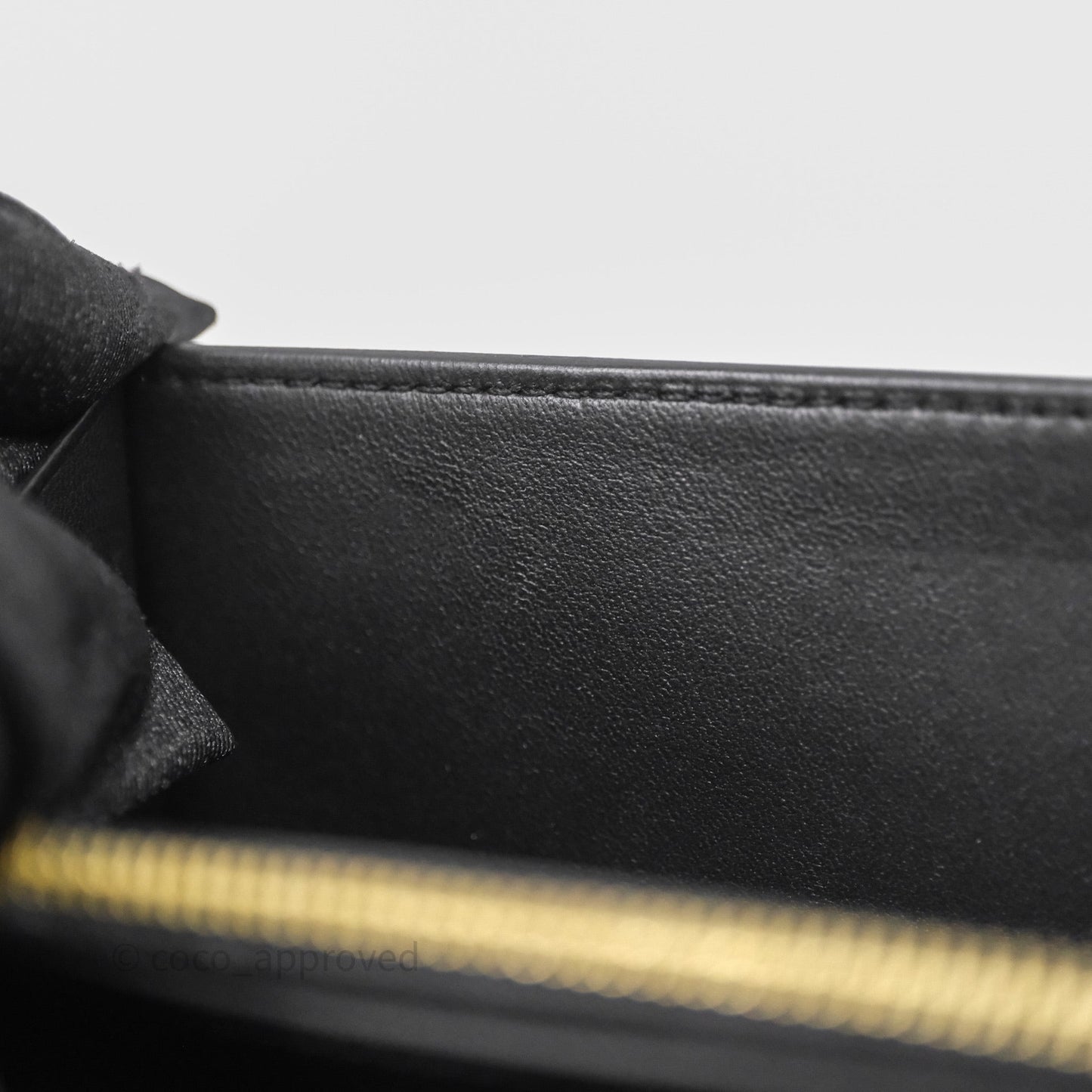 Hermès Constance Long To Go Wallet Black Noir 89 Epsom Lizard Gold Hardware