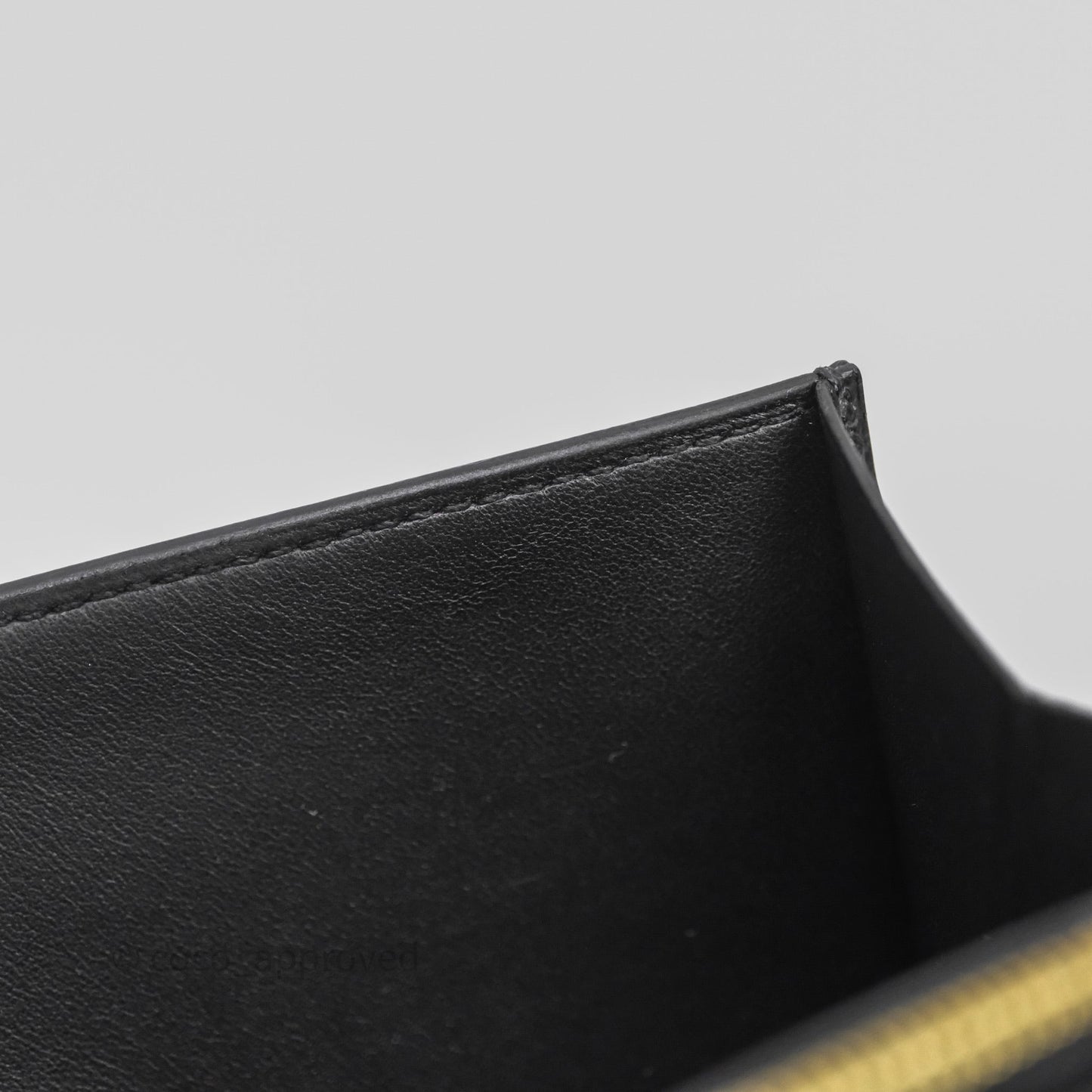 Hermès Constance Long To Go Wallet Black Noir 89 Epsom Lizard Gold Hardware