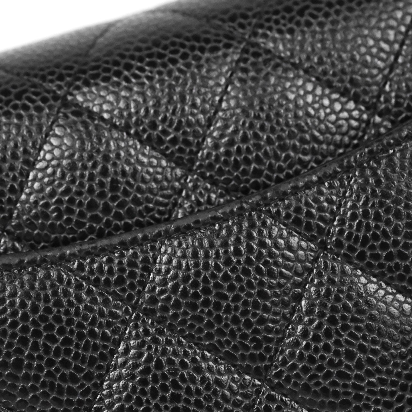 Chanel Classic Quilted WOC Black Caviar Gold Hardware