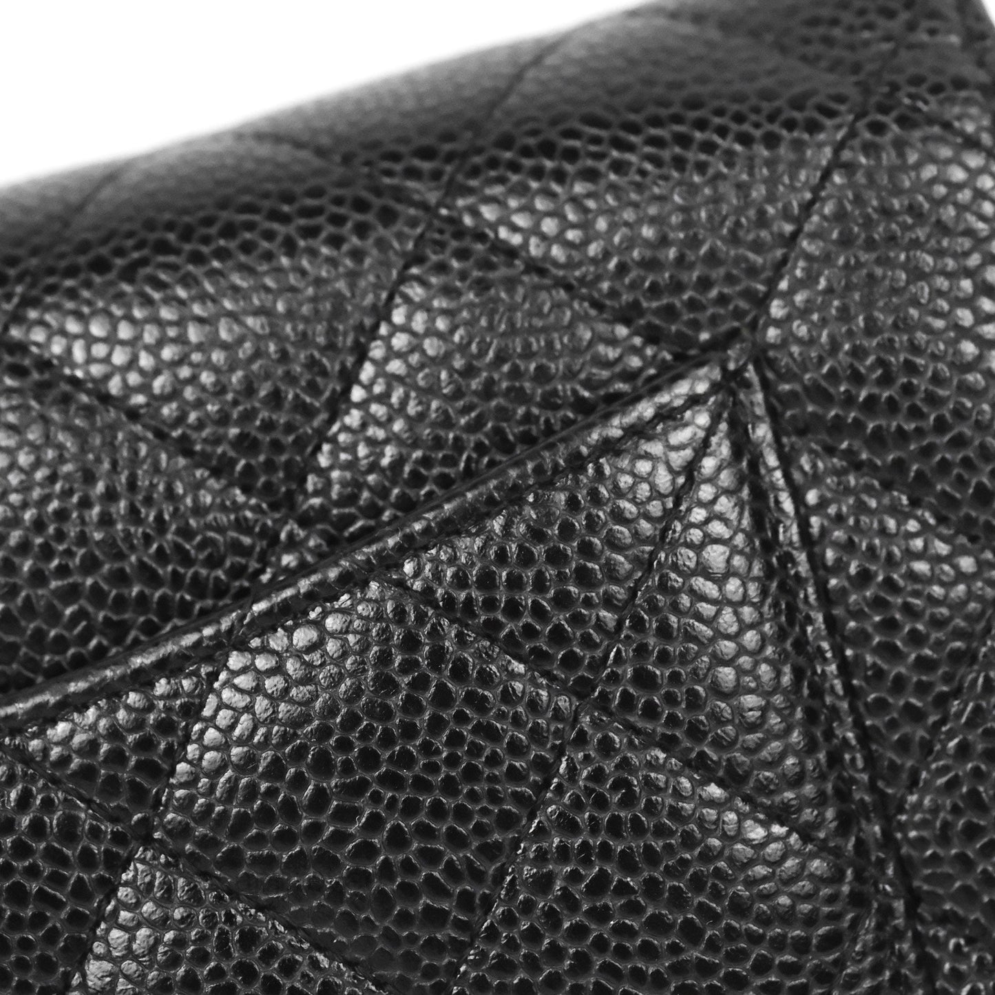 Chanel Classic Quilted WOC Black Caviar Gold Hardware
