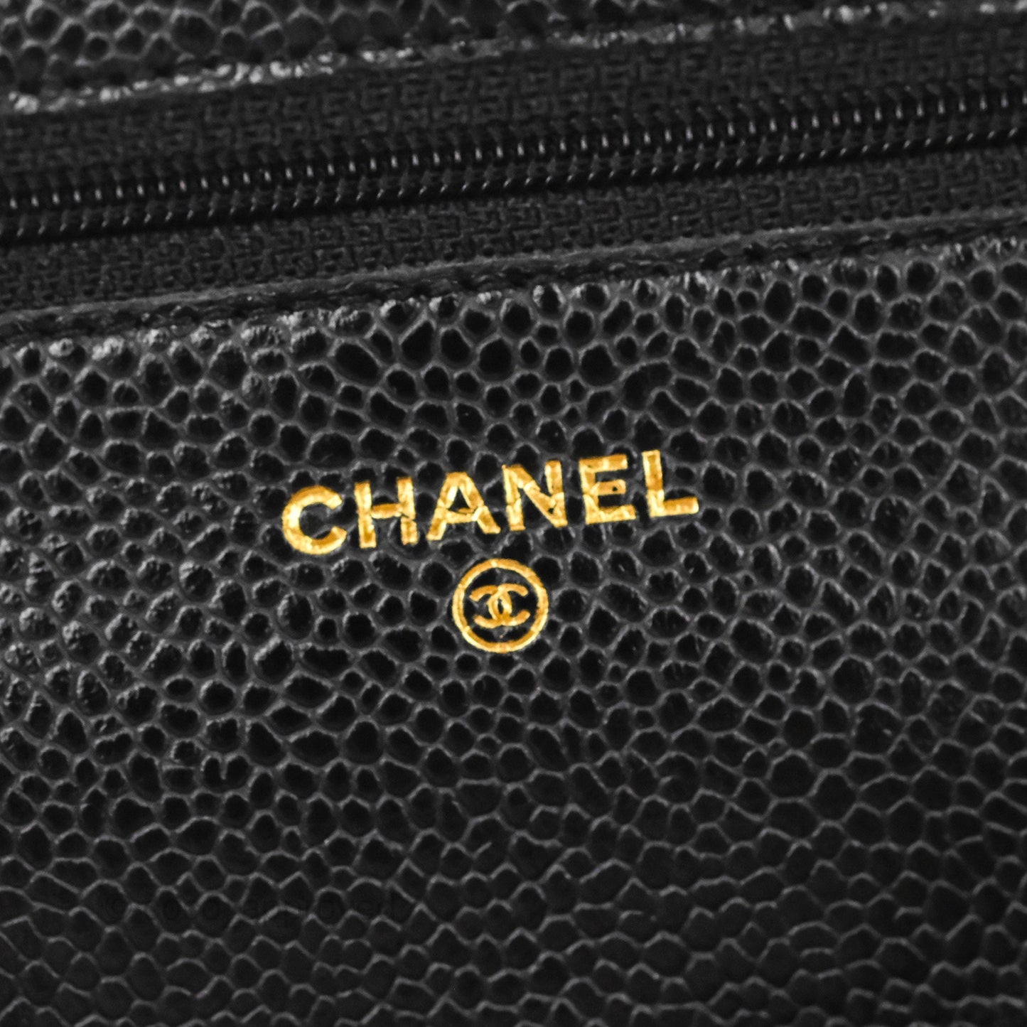 Chanel Classic Quilted WOC Black Caviar Gold Hardware