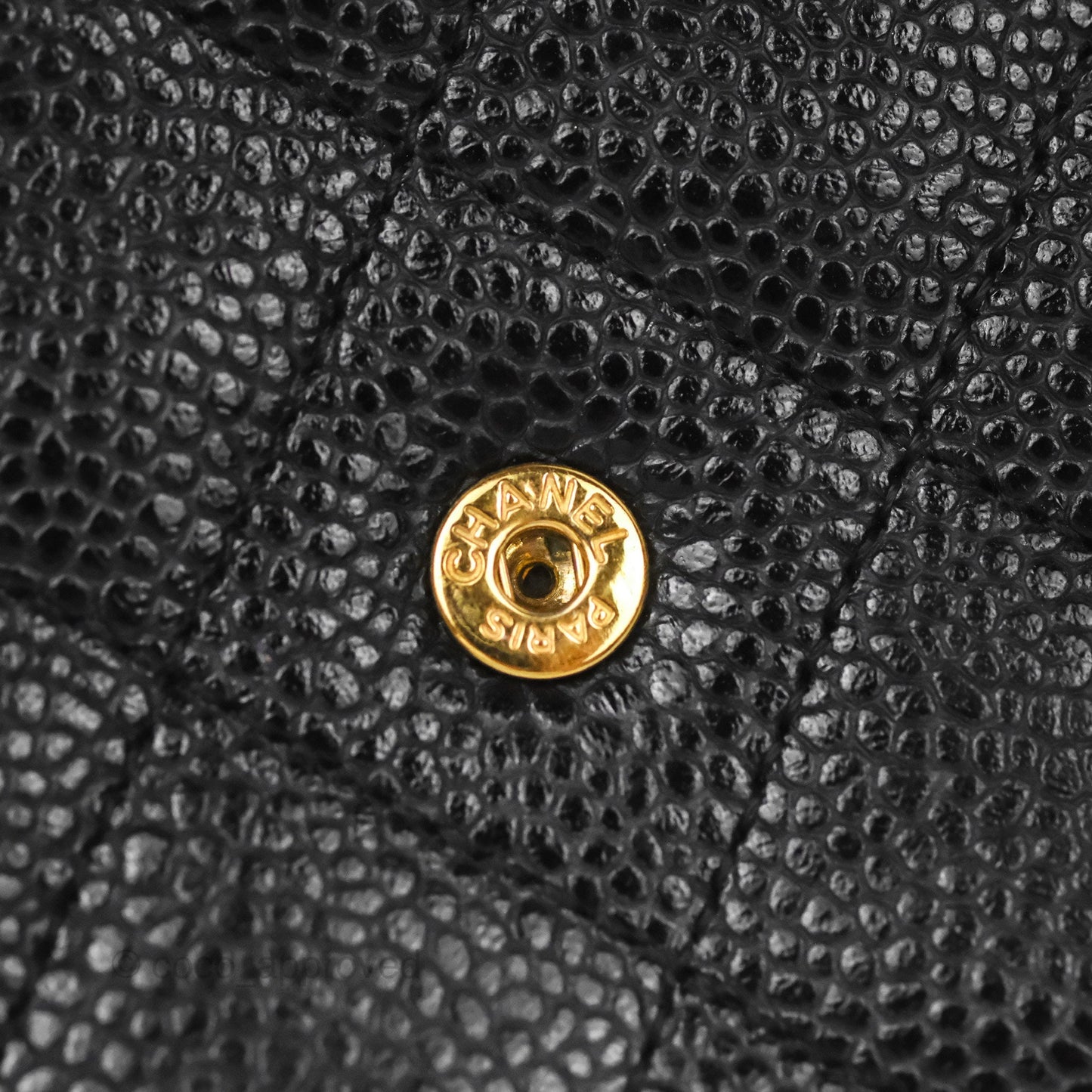 Chanel Classic Quilted WOC Black Caviar Gold Hardware