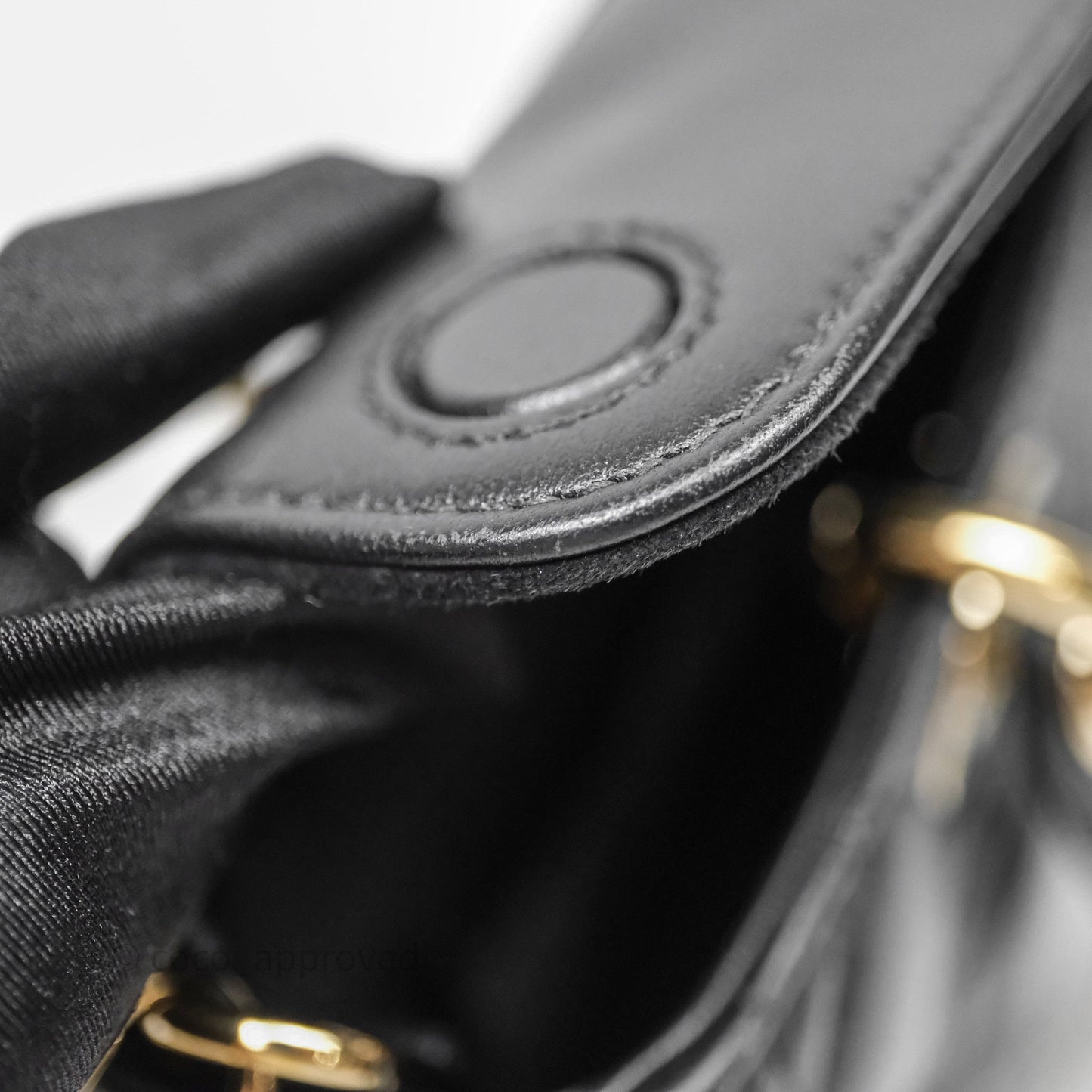 Dior Small Lady D-Joy Bag Black Lambskin Cannage Gold Hardware