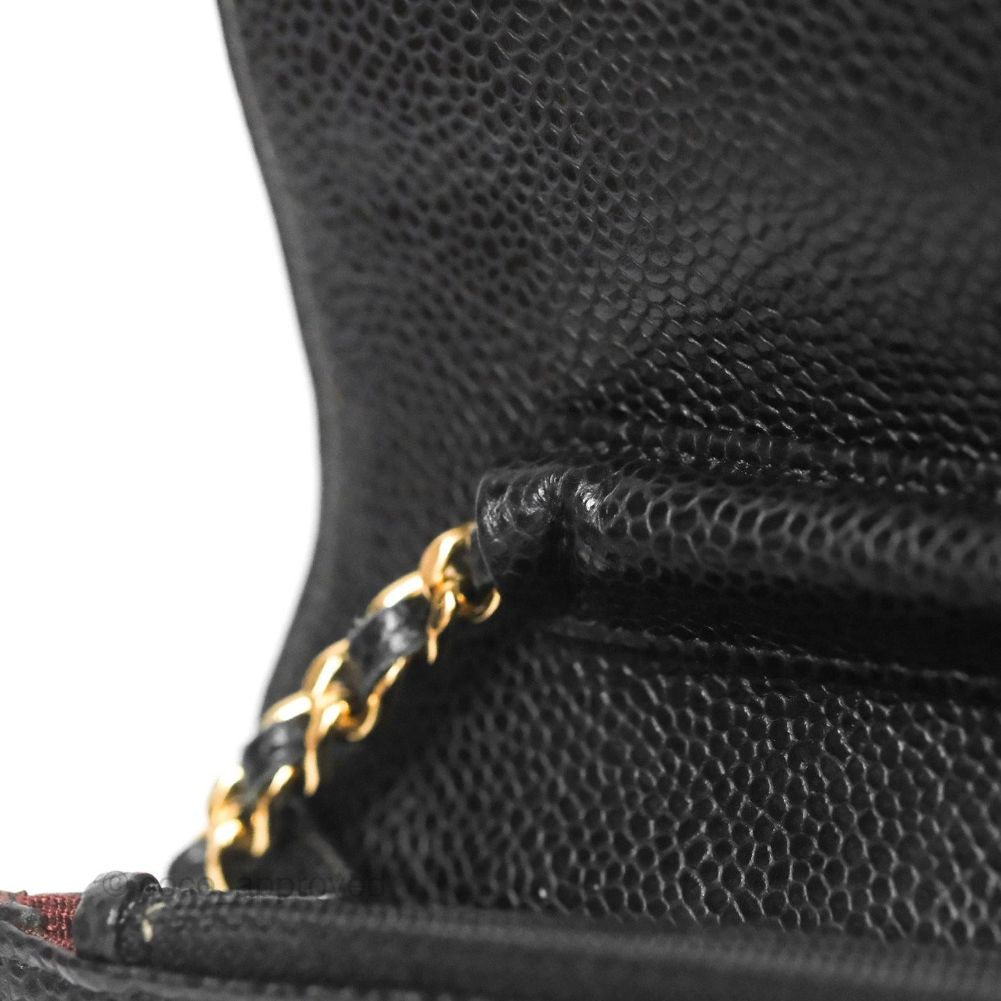 Chanel Classic Quilted WOC Black Caviar Gold Hardware