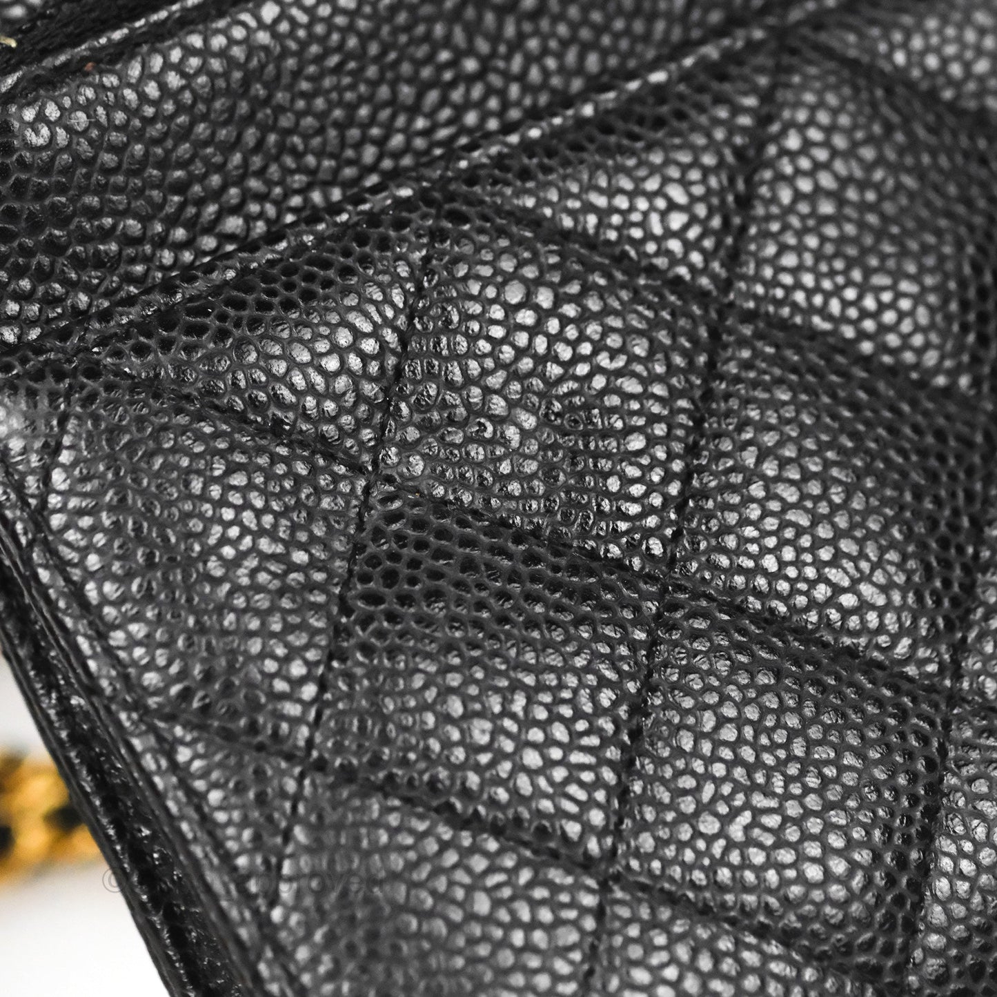 Chanel Classic Quilted WOC Black Caviar Gold Hardware
