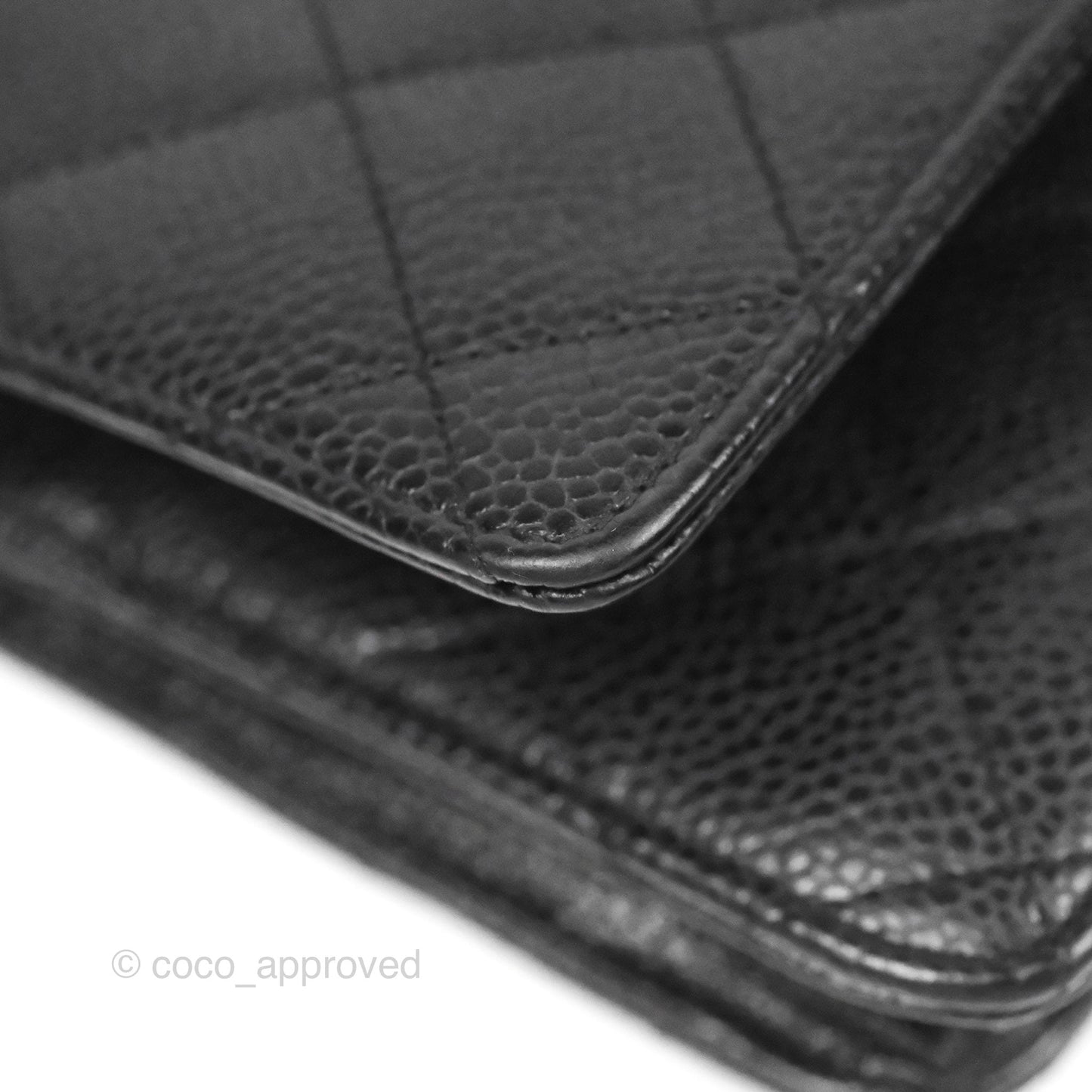 Chanel Classic Quilted WOC Black Caviar Gold Hardware
