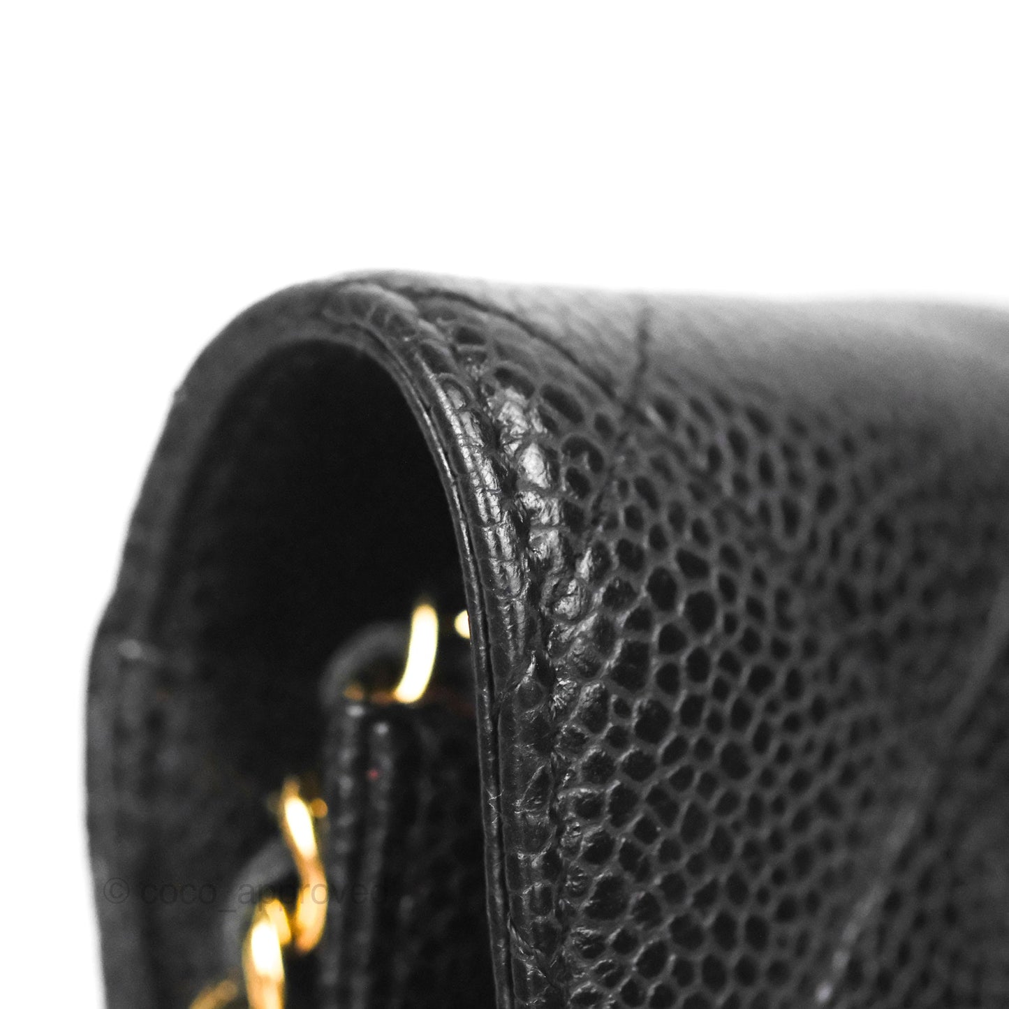 Chanel Classic Quilted WOC Black Caviar Gold Hardware
