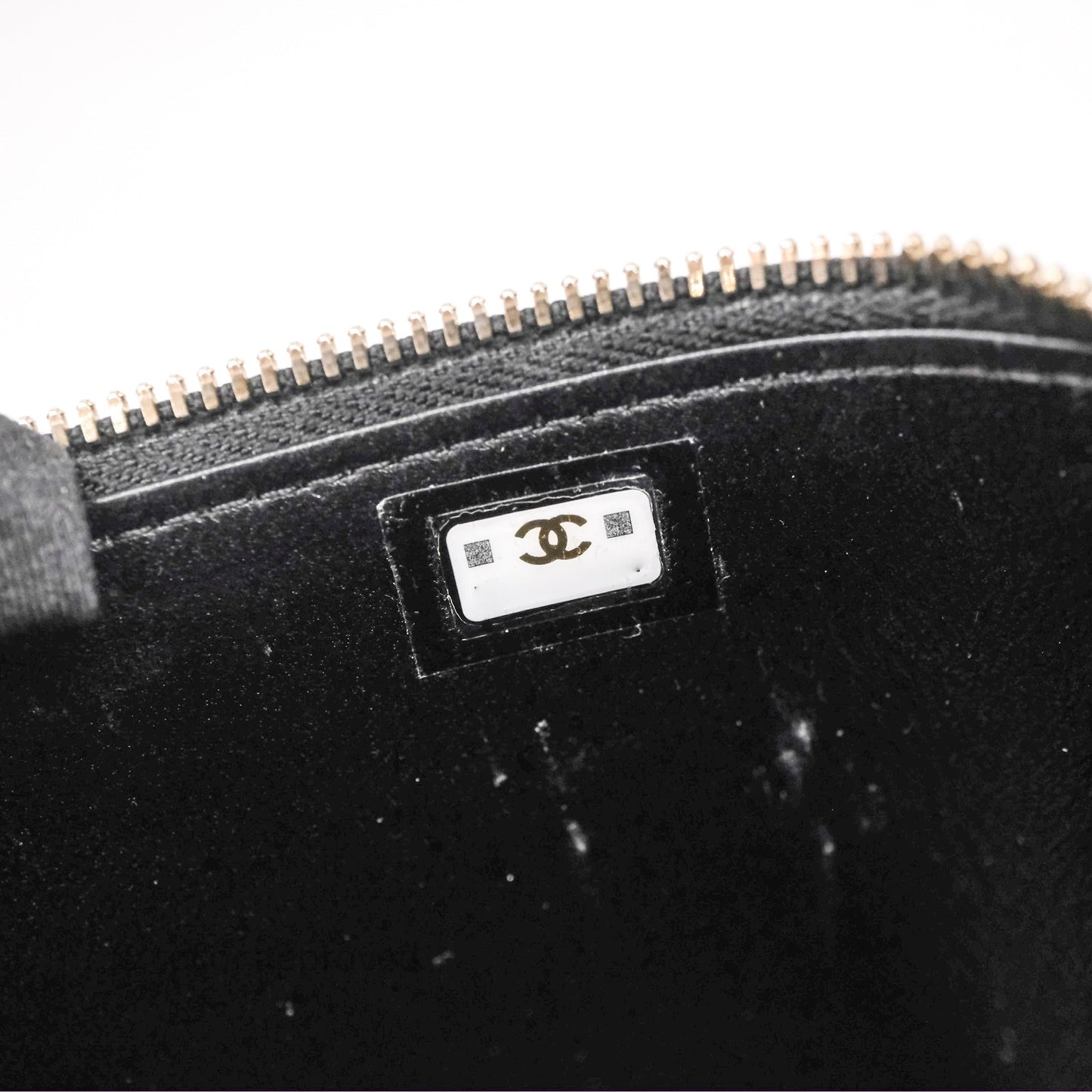 Chanel Vanity Rectangular Metal Top Handle Black Lambskin Aged Gold Hardware