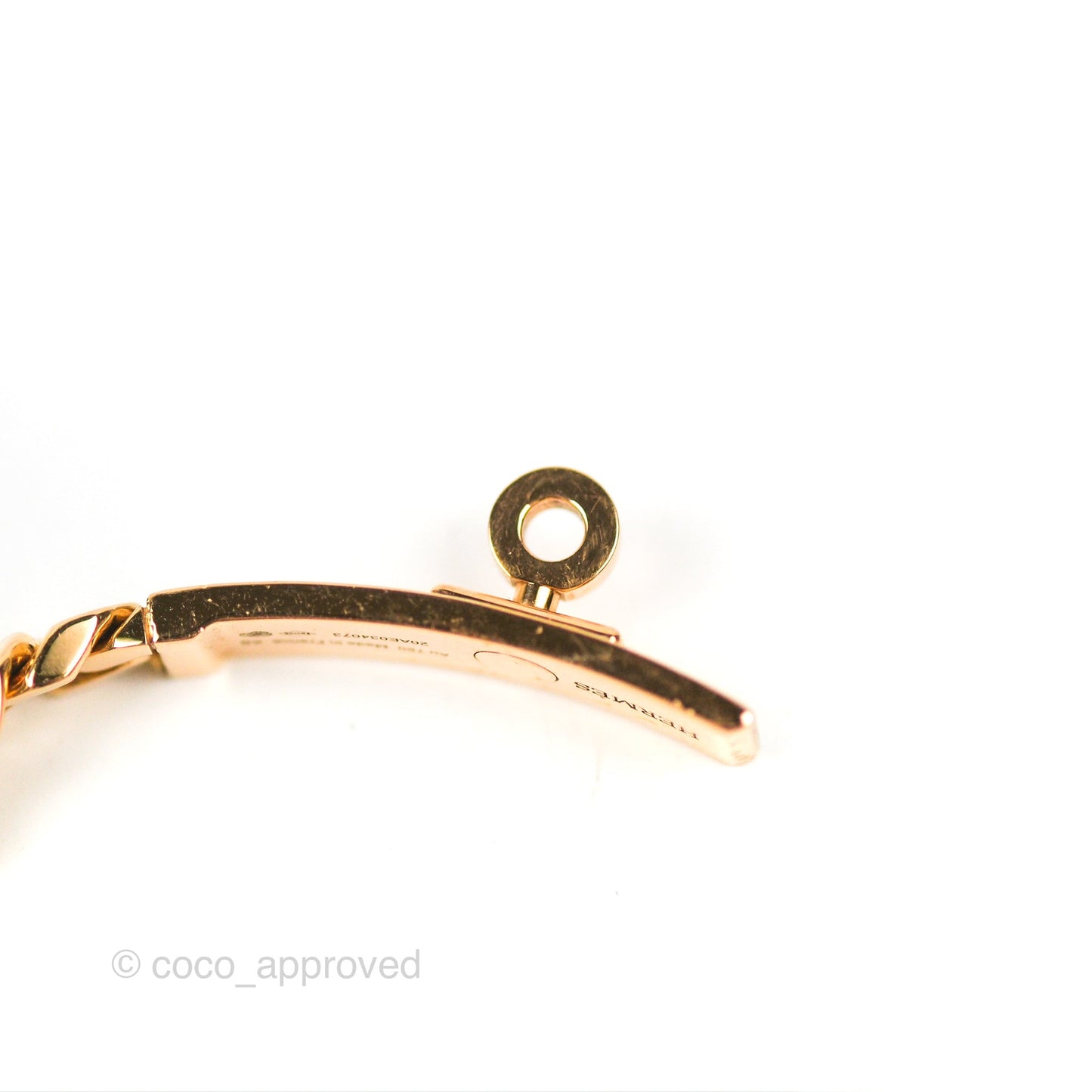 Hermès Bracelet Kelly Gourmette XS Diamonds Rose Gold