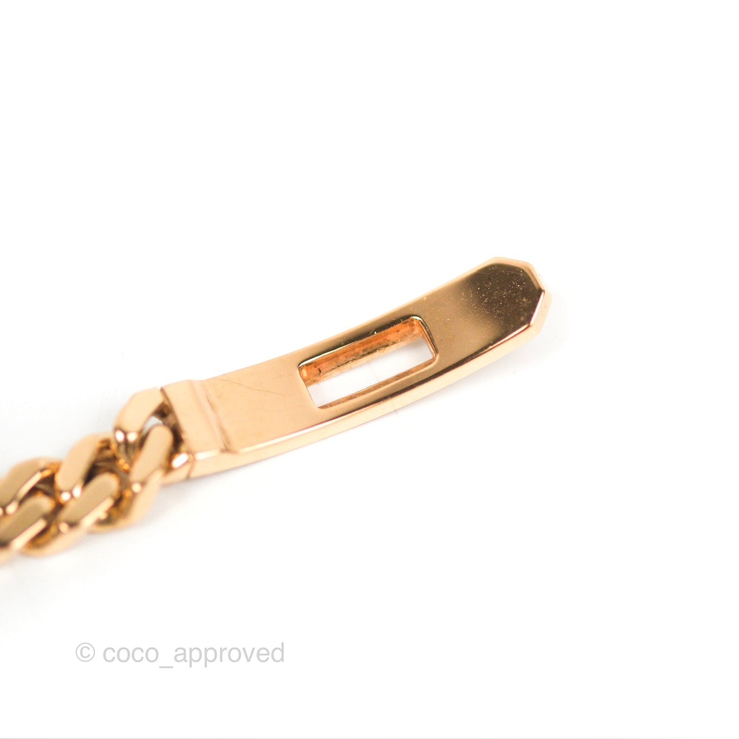 Hermès Bracelet Kelly Gourmette XS Diamonds Rose Gold