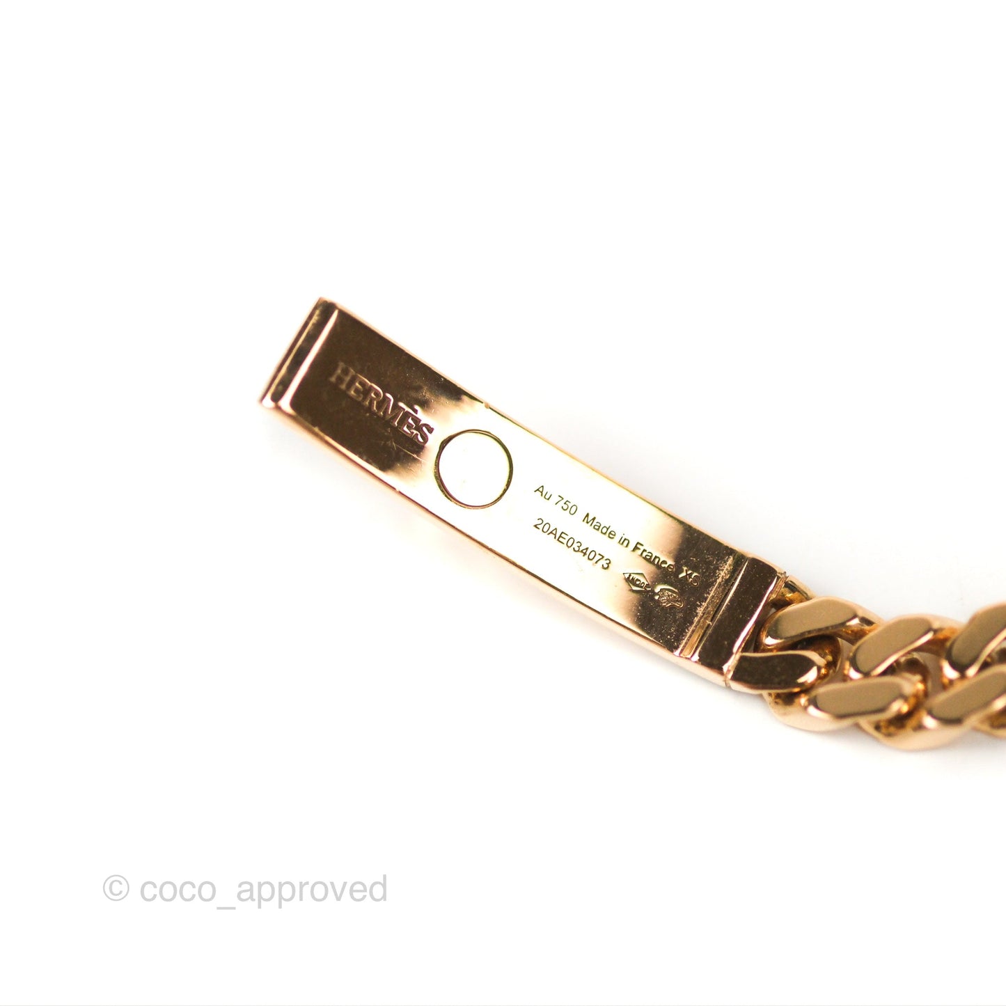 Hermès Bracelet Kelly Gourmette XS Diamonds Rose Gold