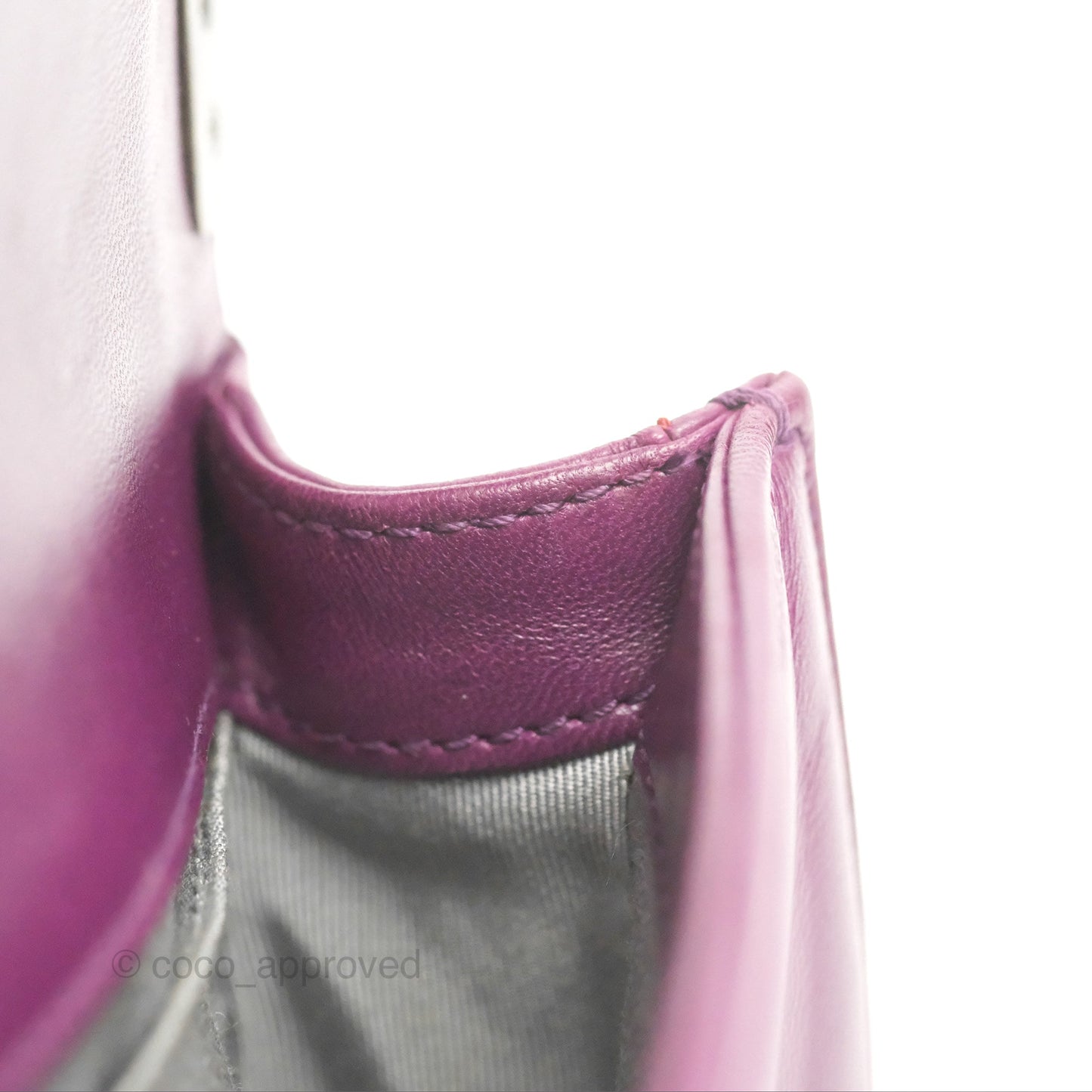 Chanel Small Boy Plum Purple Stingray Ruthenium Hardware