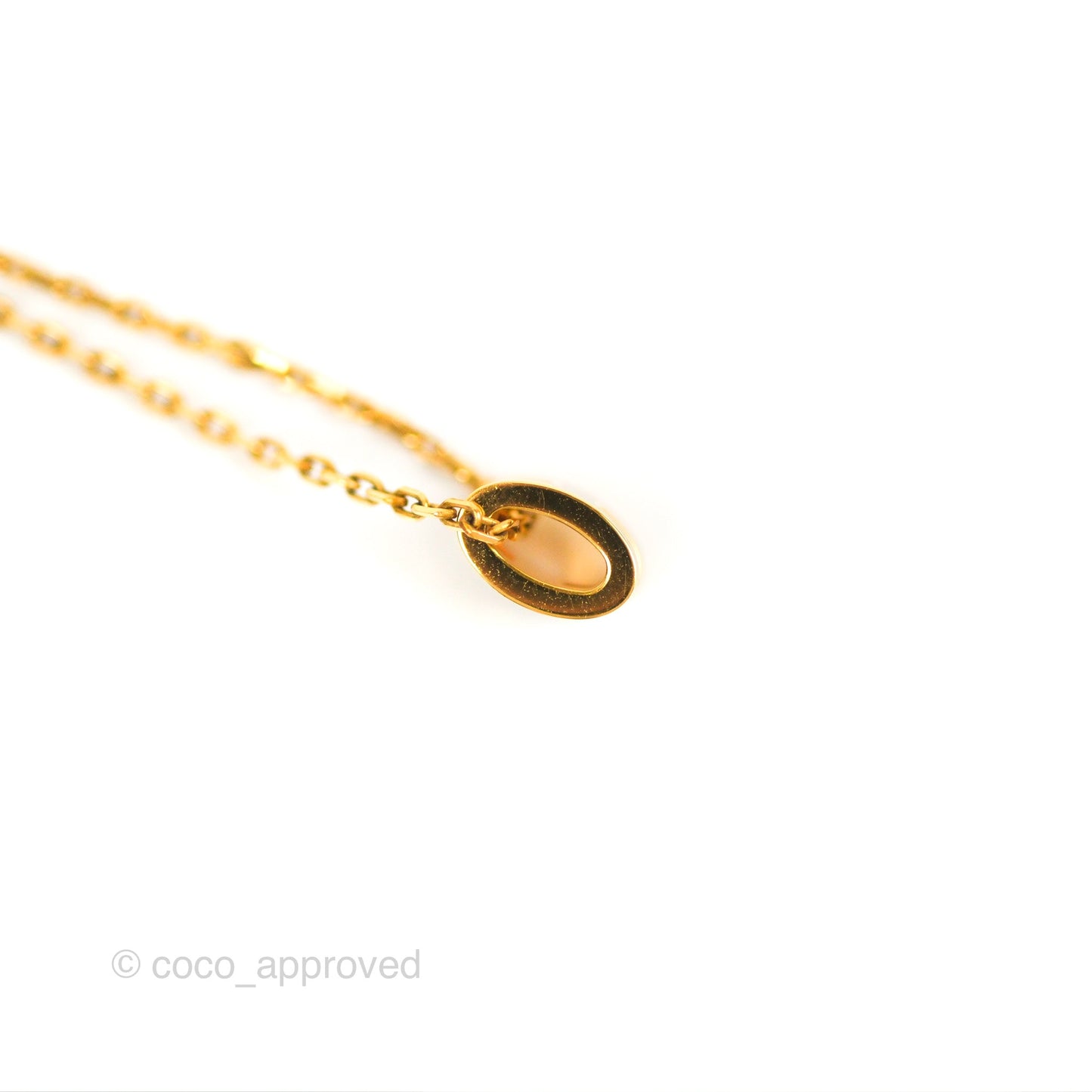 Hermès Mini Pop H Pendant Necklace Black Gold Hardware