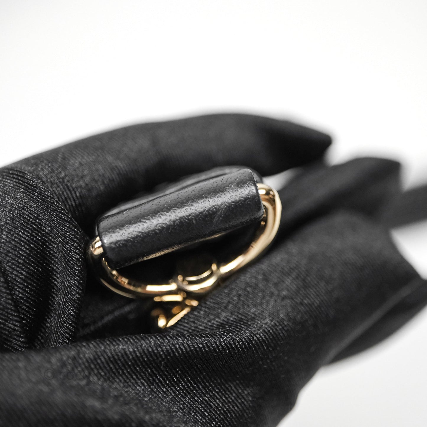 Dior Small Lady D-Joy Bag Black Lambskin Cannage Gold Hardware