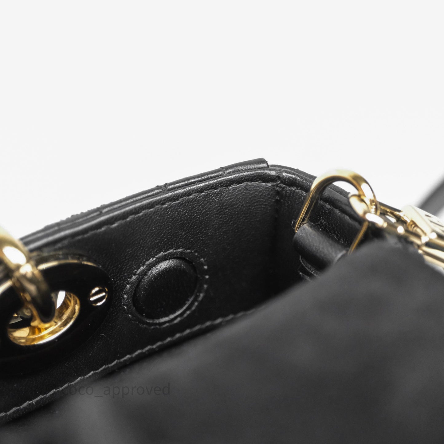 Dior Small Lady D-Joy Bag Black Lambskin Cannage Gold Hardware