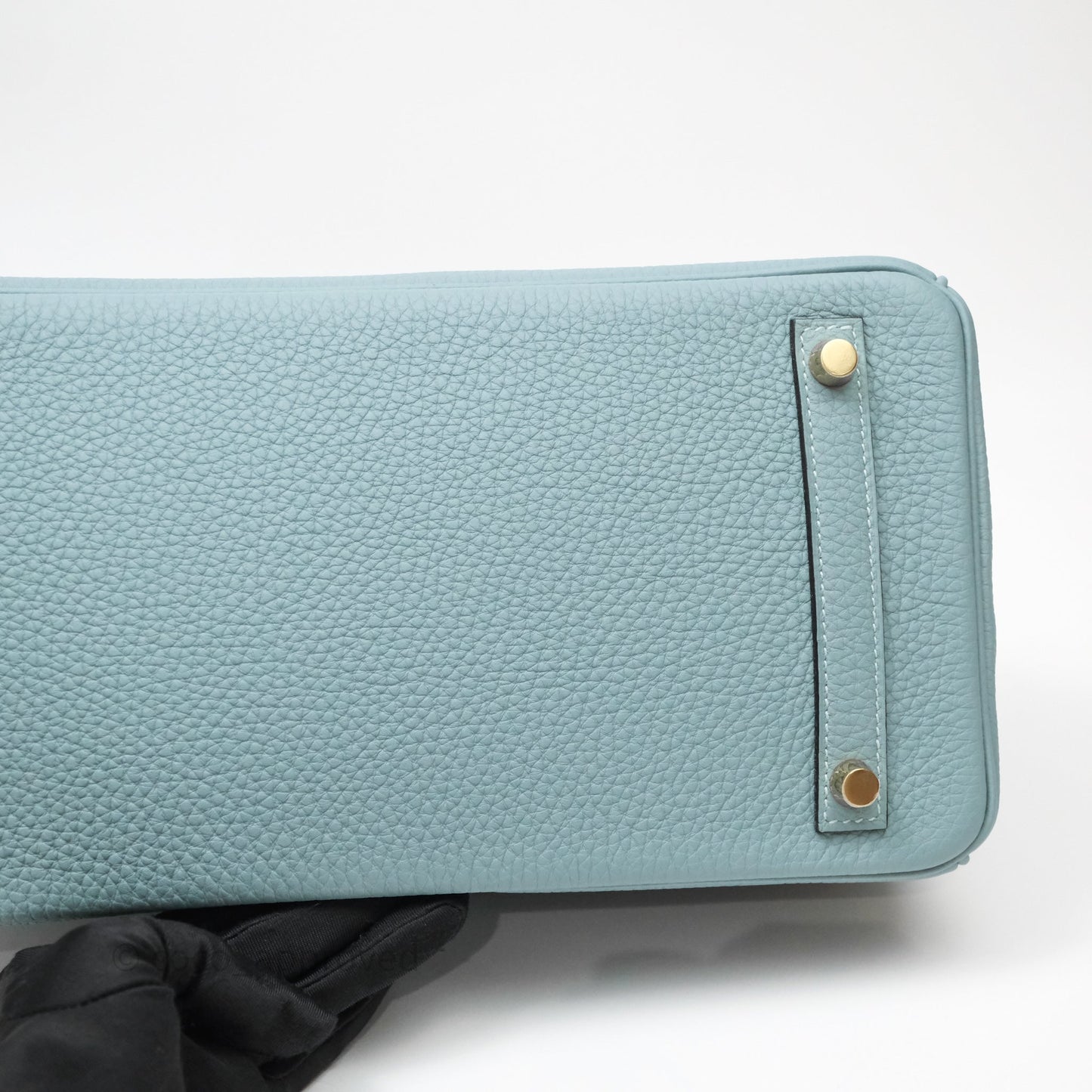 Hermès Birkin 30 Bleu Ciel 7G Togo Gold Hardware