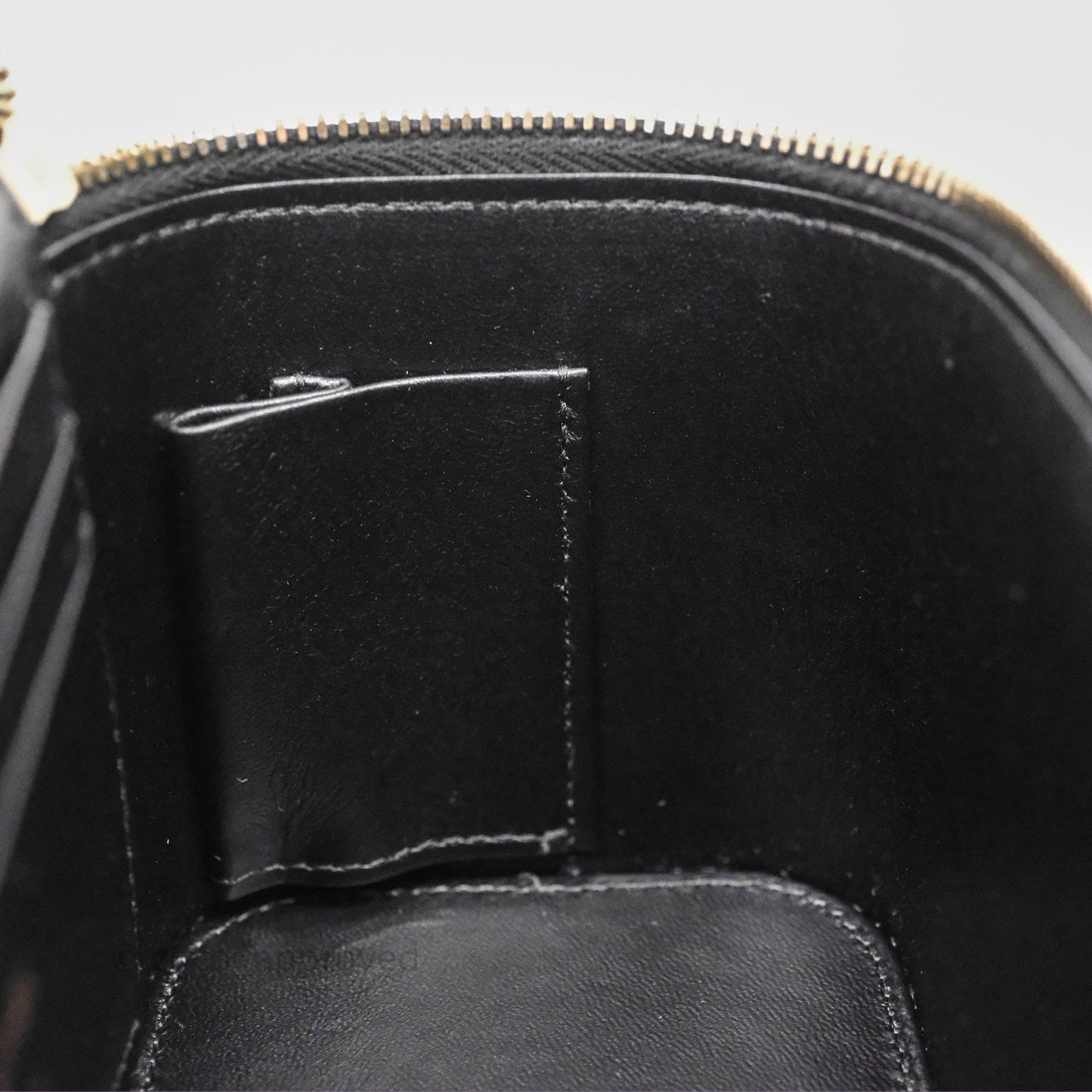 Chanel Vanity Rectangular Metal Top Handle Black Lambskin Aged Gold Hardware