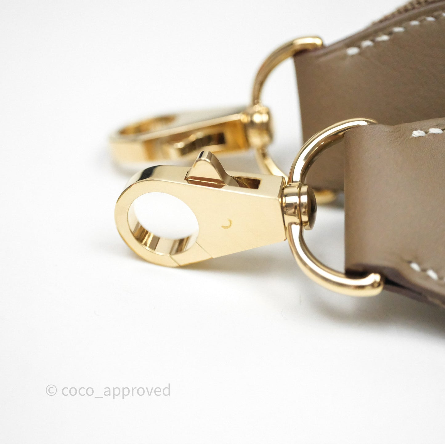 Hermès ToolBox 20 Etoupe 18 Swift Gold Hardware